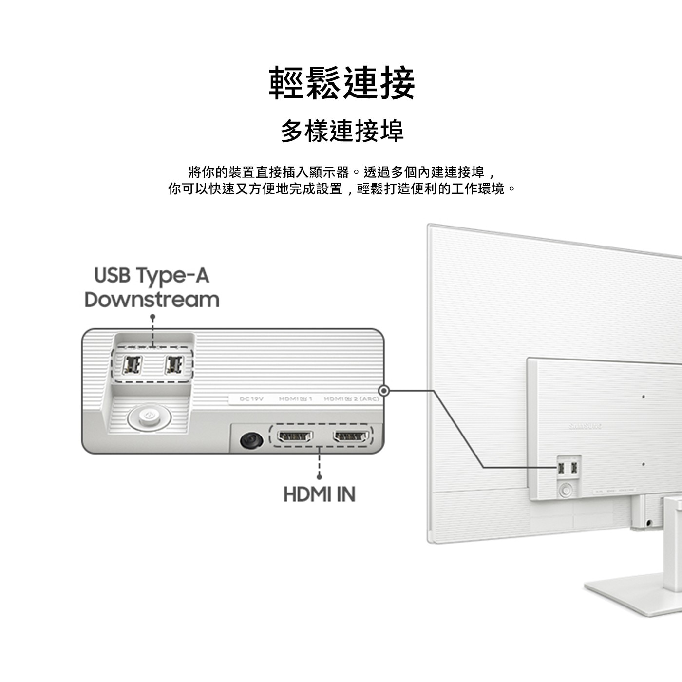 三星 32型 FHD FollowMe 移動式智慧聯網螢幕組3年保固