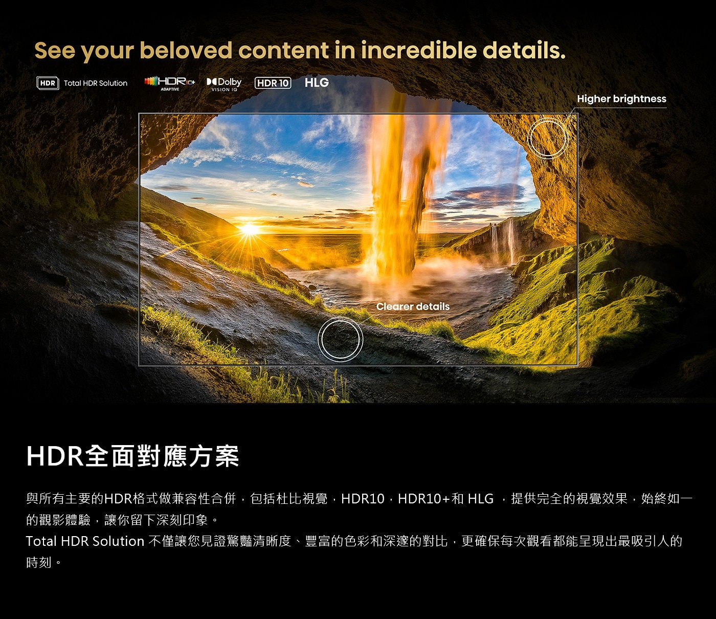 Hisense 65吋 ULED MiniLED 4K 聲控連網量子點顯示器 + 太陽能遙控器 65U7Q 世俱杯足球賽全球官方合作夥伴