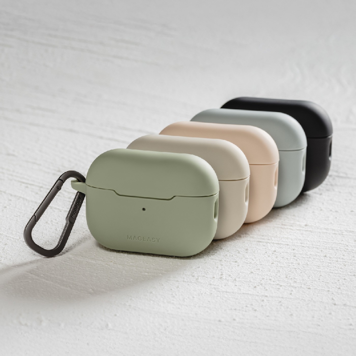 MAGEASY Skin 耳機保護殼  AirPods 4 - 2. 防刮抗污，不易泛黃