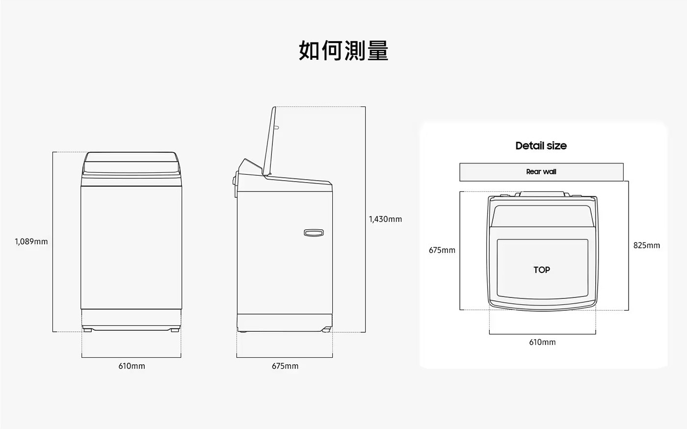 SAMSUNG 13公斤 AI 智慧控制直立洗衣機2. Speed Spray™噴射快洗幫助衣物浸潤，加速清洗髒污