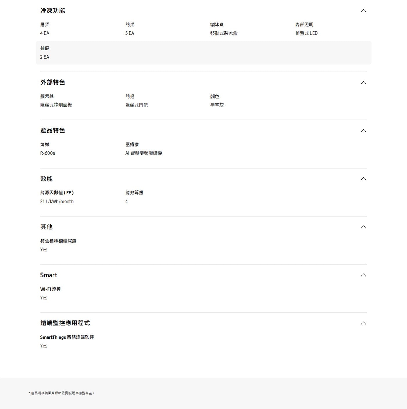 產品規格與圖片細節依實際販售機型為主。