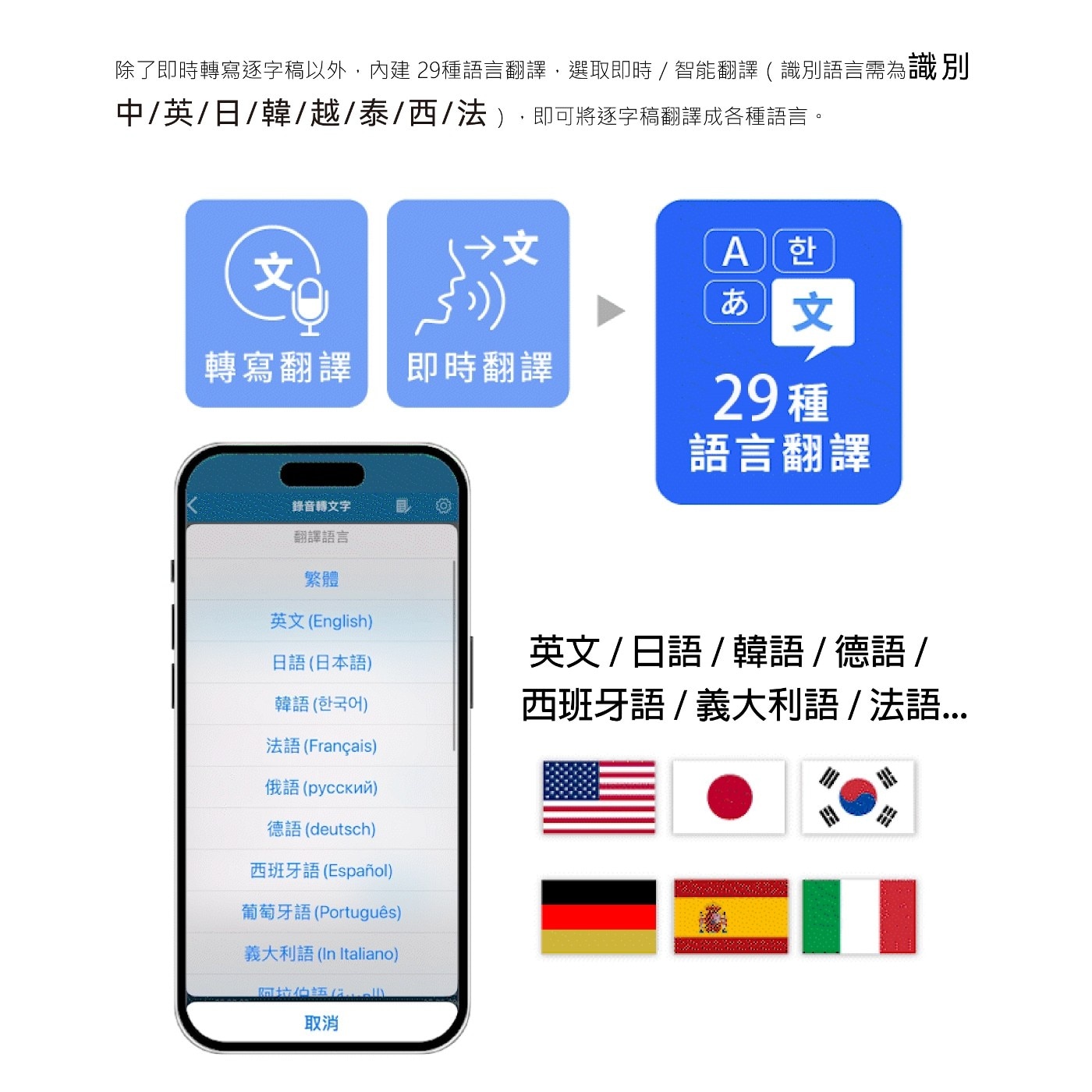 飛利浦 智能錄音筆 VTR5900 單獨使用約8小時,連接APP約7小時;充電時間:1-2小時