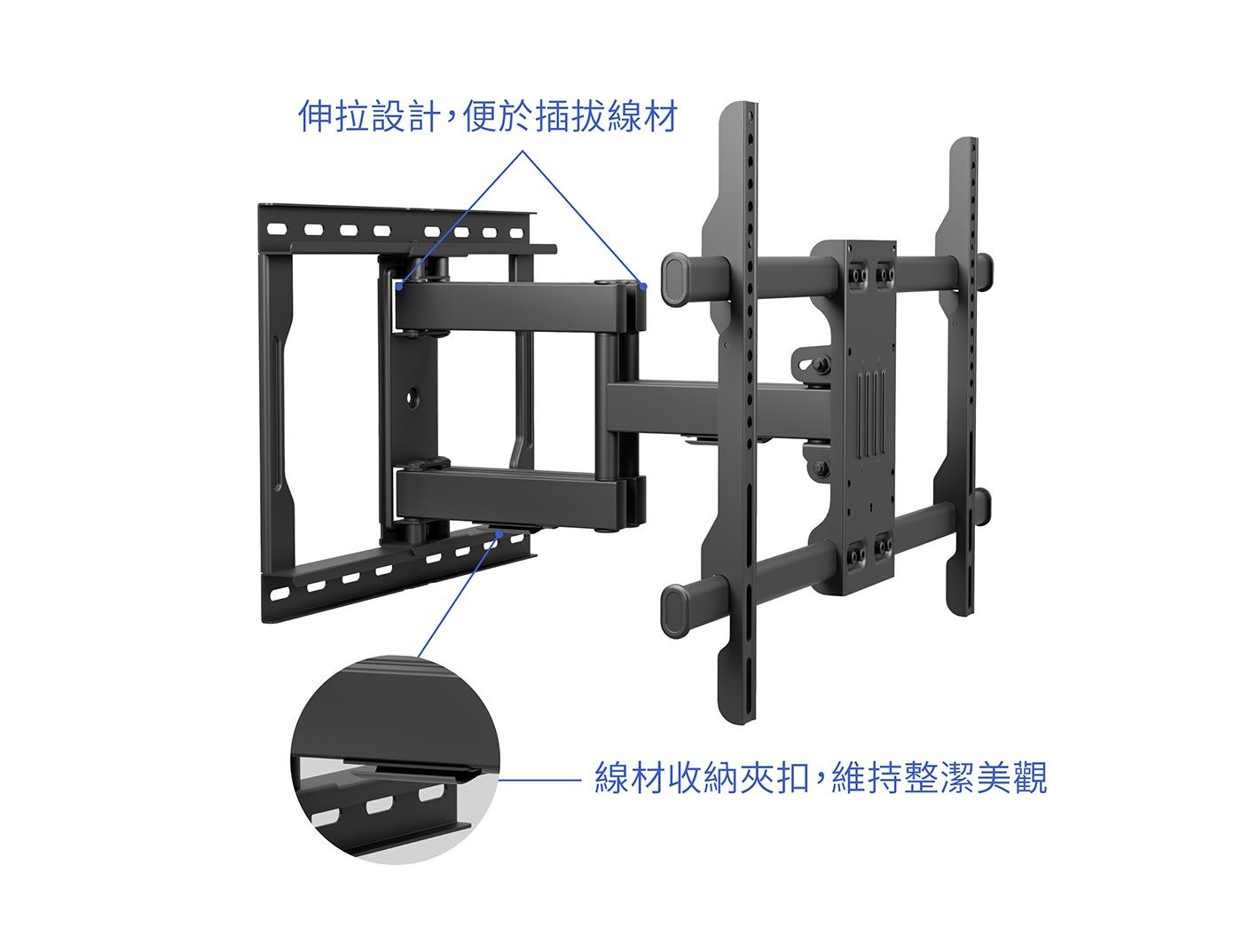 Looploop H90多角度調整電視架 通過3倍荷重檢驗