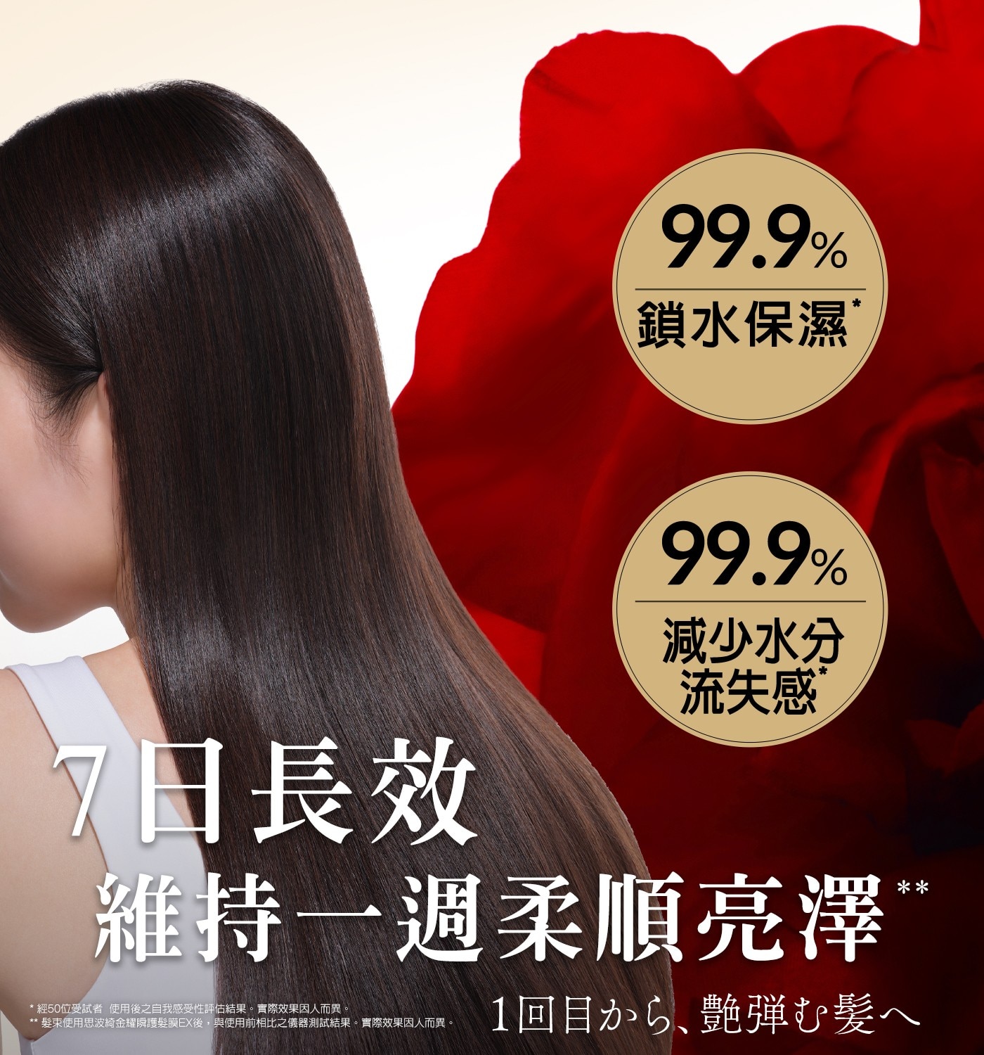 7日長效維持一週柔順亮澤