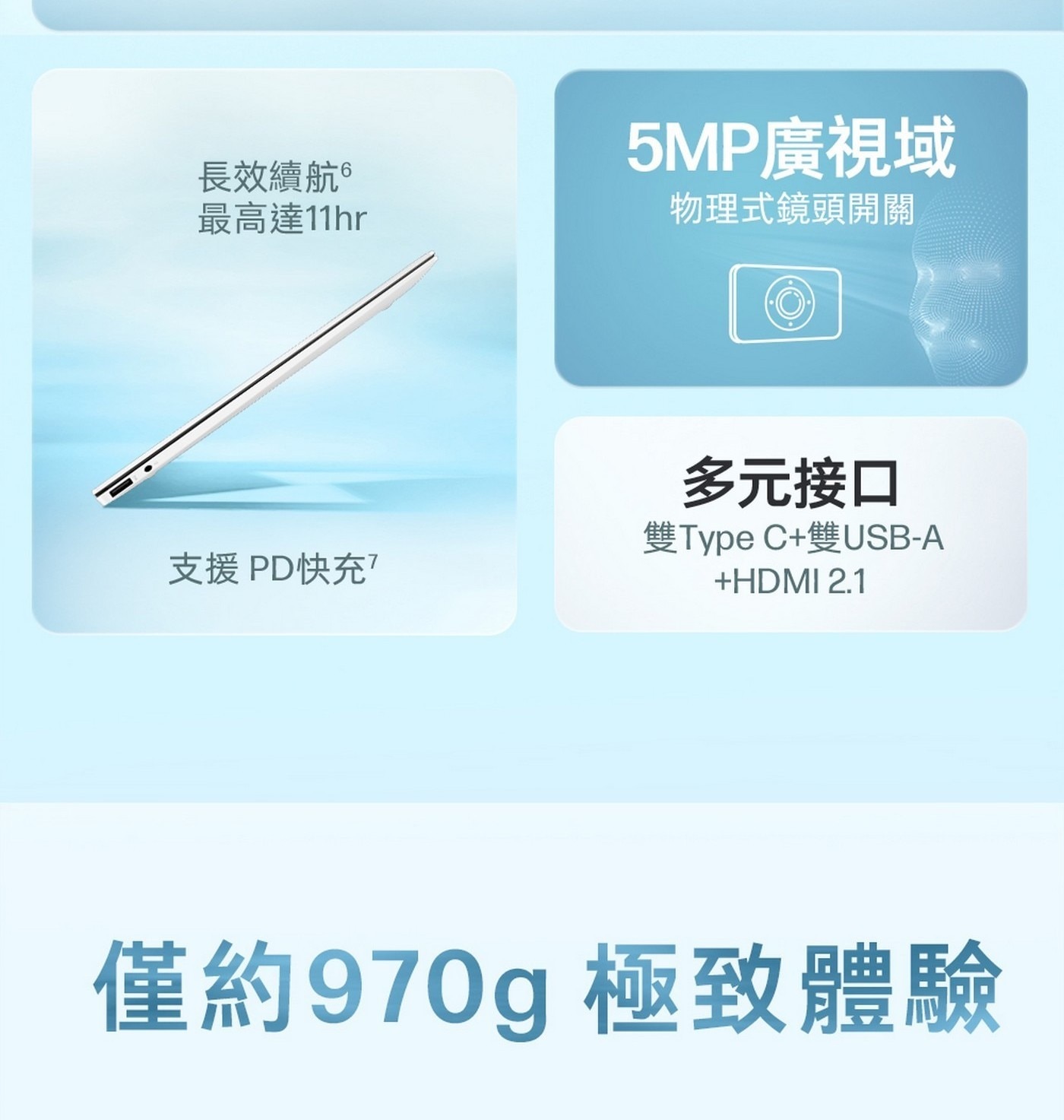 HP OmniBook 7 AeroNGAI 13.3吋 Copilot+ PC 筆記型電腦 13-bg1066AU 作業系統：Windows 11 Home</li><li>螢幕尺寸及類型：13.3