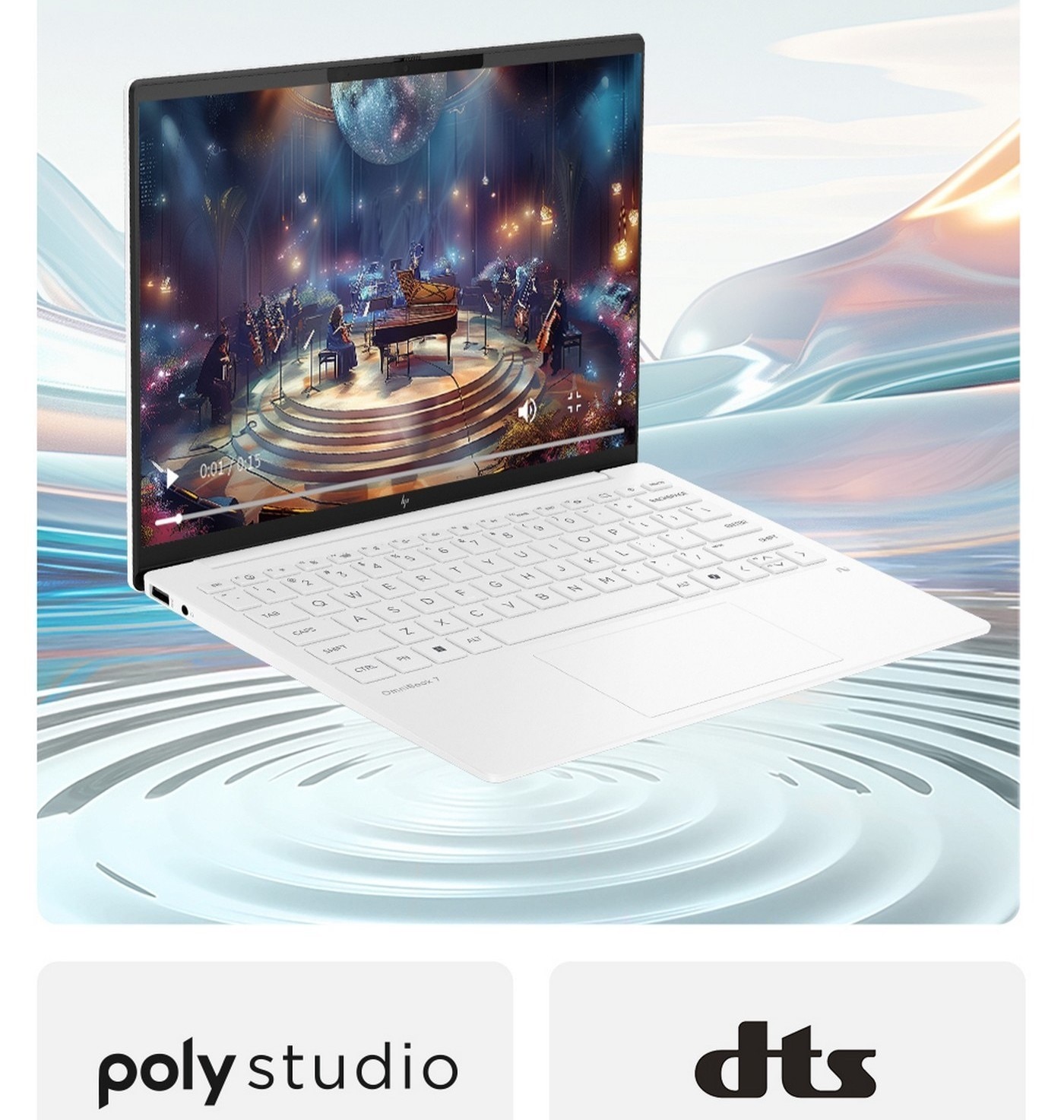 HP OmniBook 7 AeroNGAI 13.3吋 Copilot+ PC 筆記型電腦 13-bg1066AU 硬碟：512G PCIe Gen 4 NVMe M.2 SSD