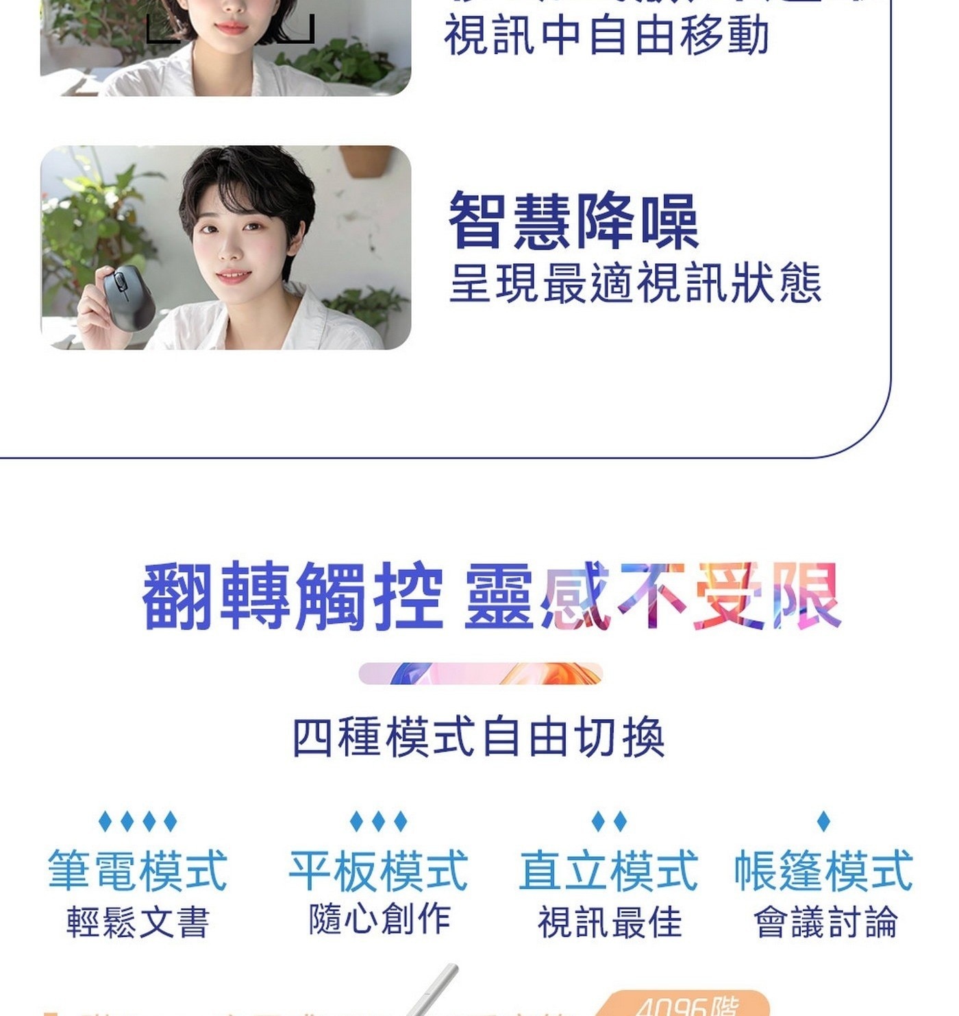 HP OmniBook 5 Flip 14吋翻轉觸控筆記型電腦 14-fp0044TU 螢幕尺寸及類型：14