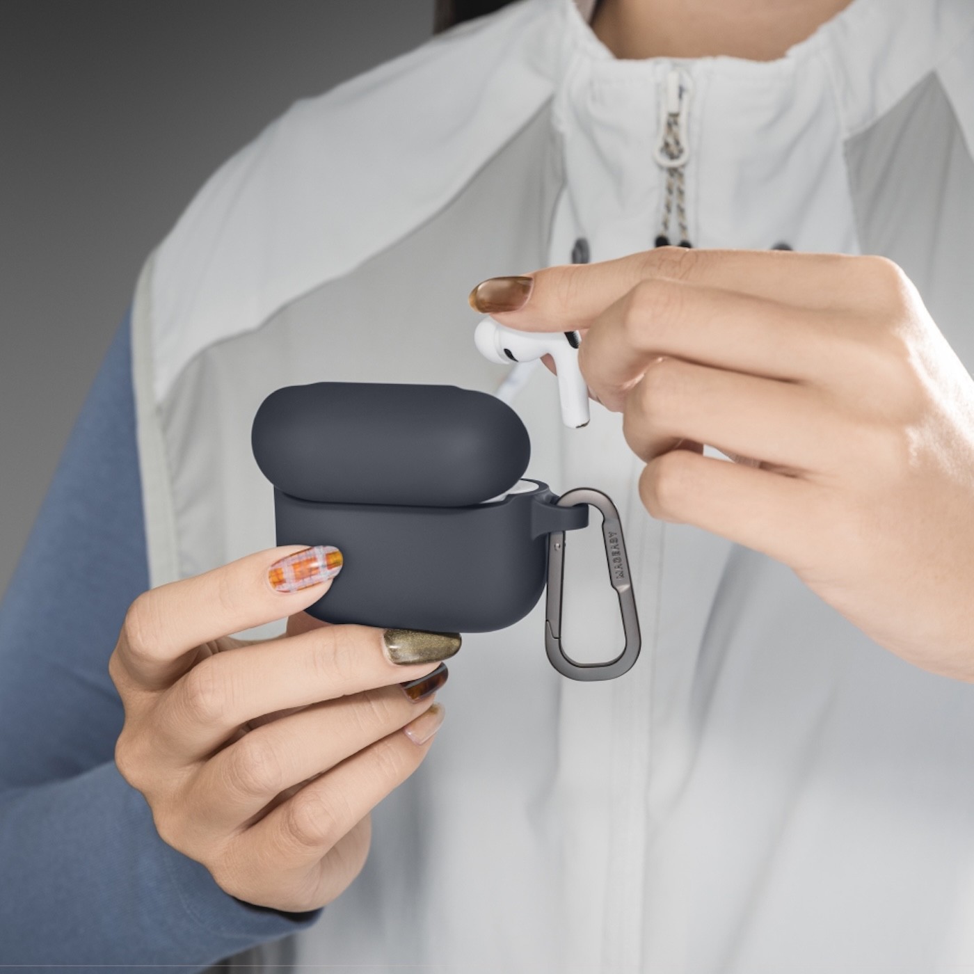 MAGEASYSkin耳機保護殼AirPodsPro3藍色