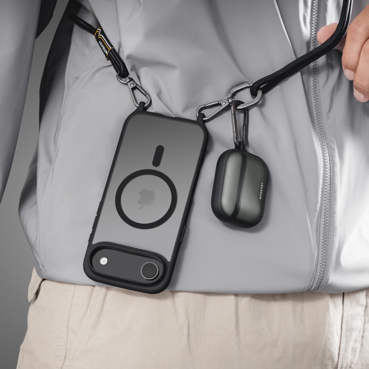 MAGEASYRoam城市漫遊耳機保護殼AirPodsPro3-霧透黑