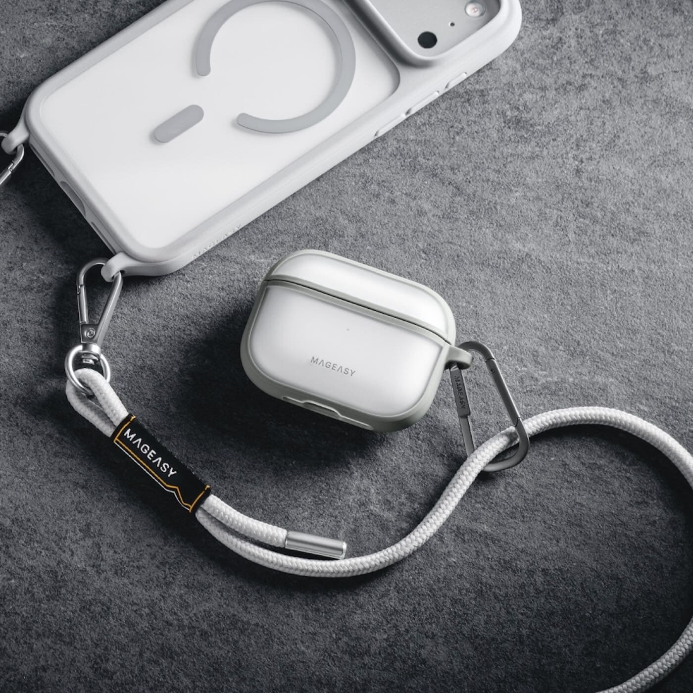 MAGEASYRoam城市漫遊耳機保護殼AirPodsPro3-霧透灰