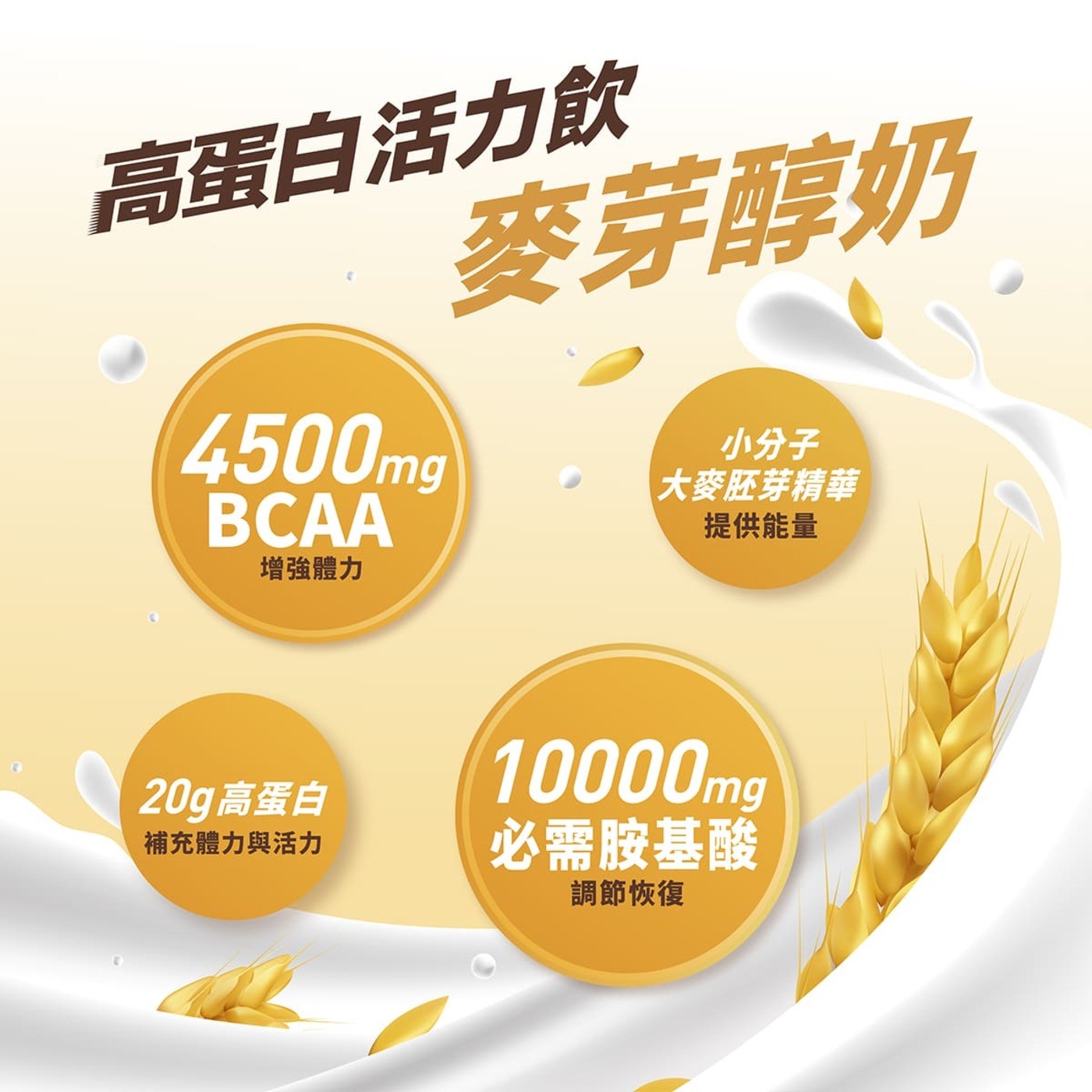高蛋白活力飲麥芽醇奶