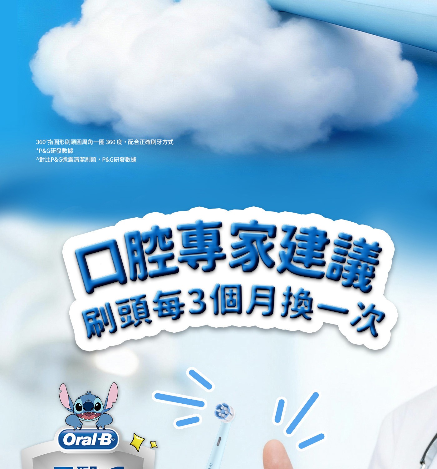 口腔專家建議 刷頭每3個月換1次