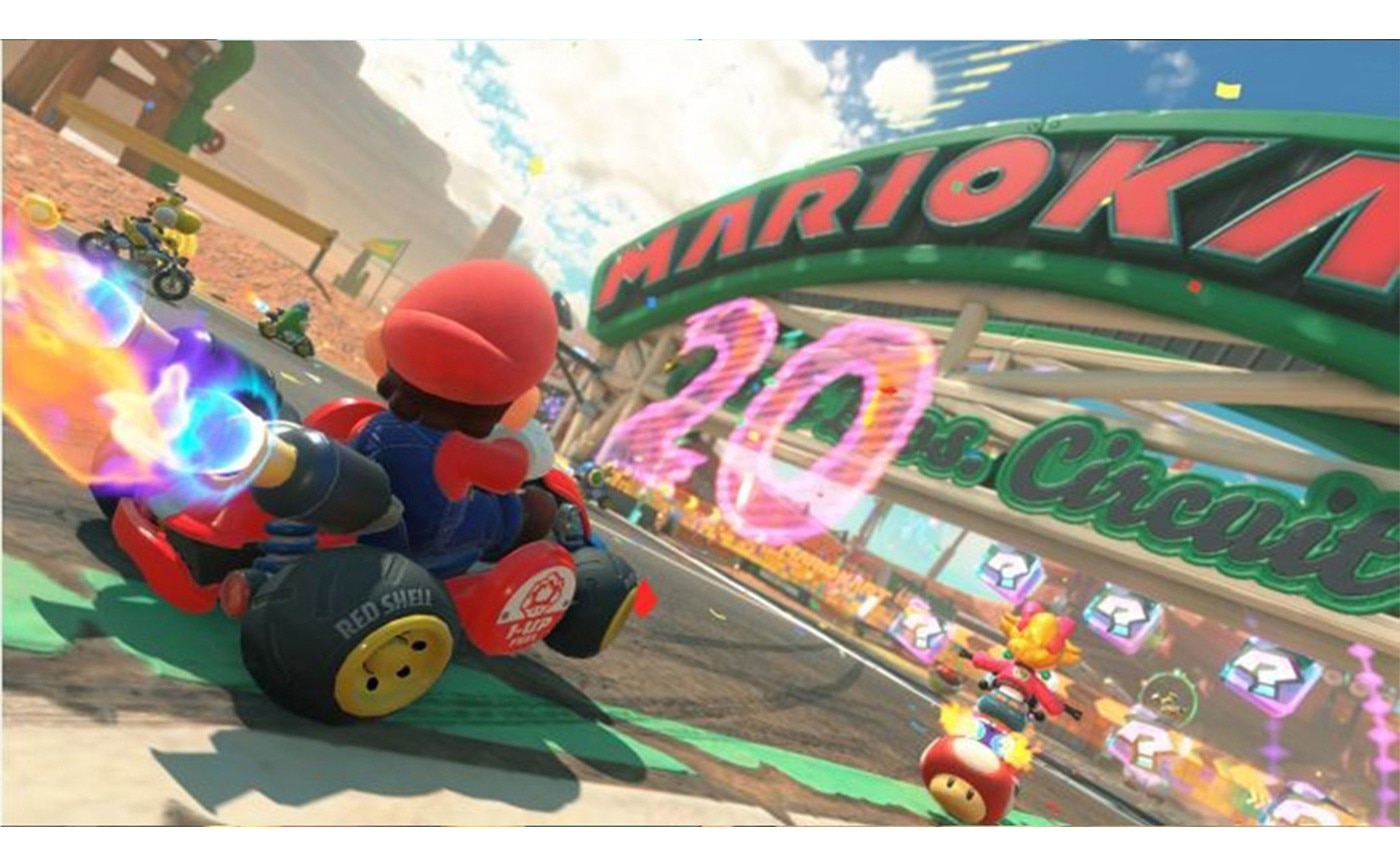 Nintendo Switch 2 瑪利歐賽車世界 + microSD Express 256GB 記憶卡+ 9H保護貼主機組合電視模式輸出：支援最高 4K 解析度（3840×2160）120Hz，並支援 HDR。