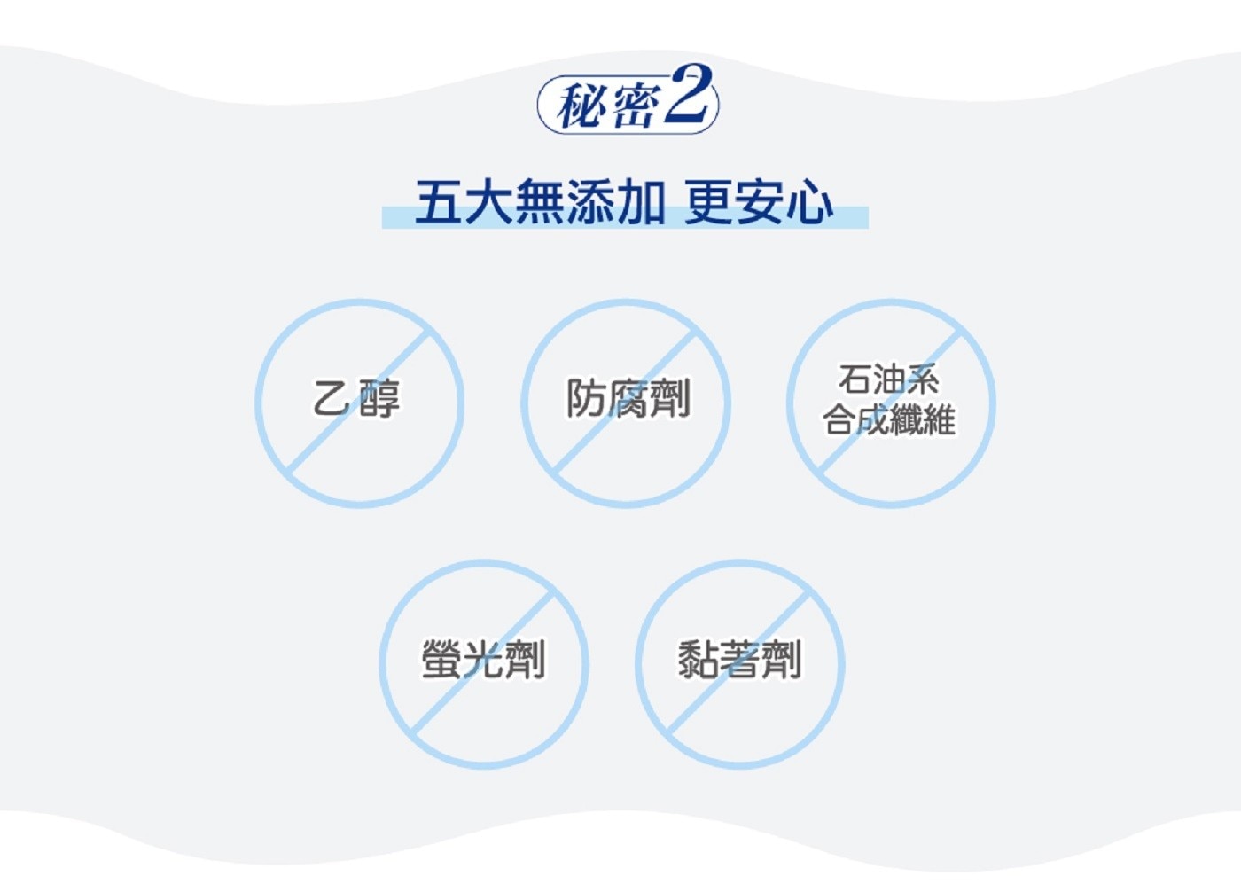 5大無添加 更安心