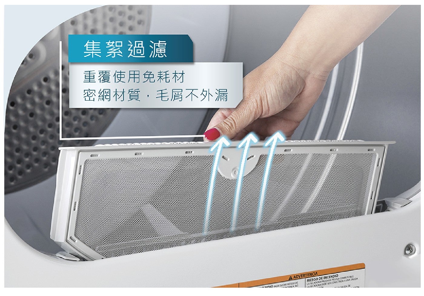 集絮過濾 重覆使用免耗材 密網材質...