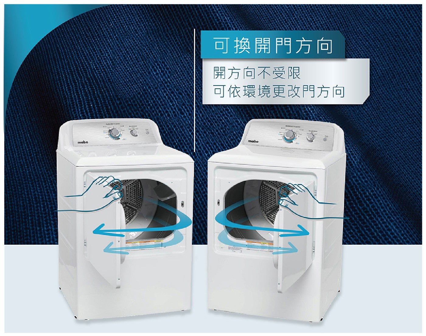 mobe 可換開門方向 開方向不受限 可依環境更改門方向 mabe