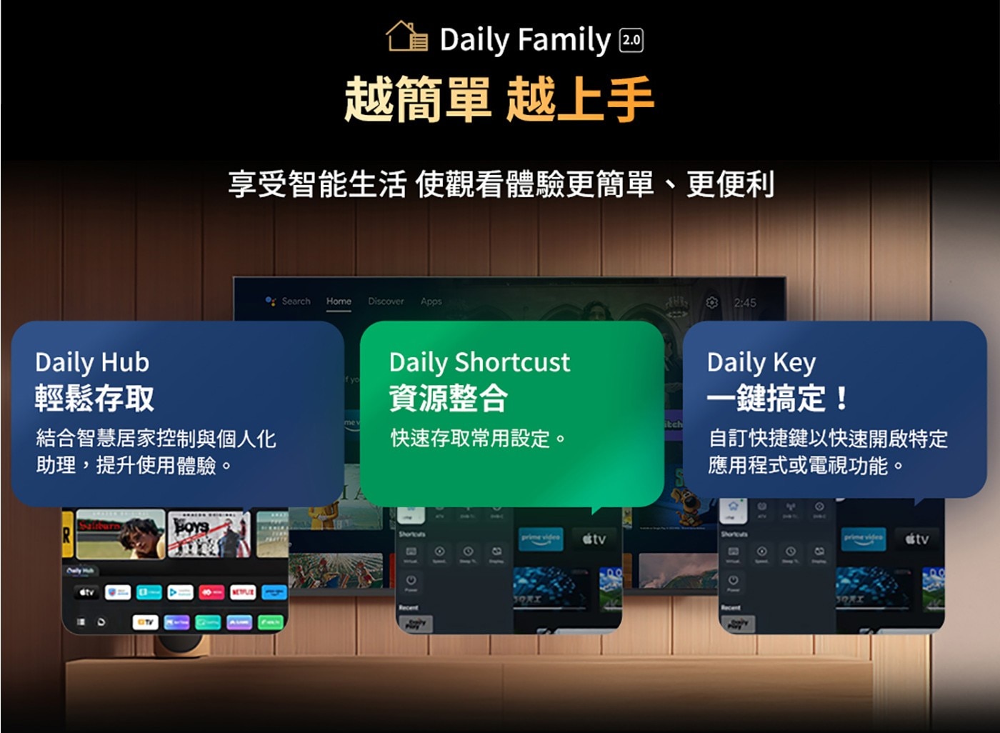 Daily Family 2.0智慧家庭，快捷鍵自訂整合，智慧居家一鍵控制超便利