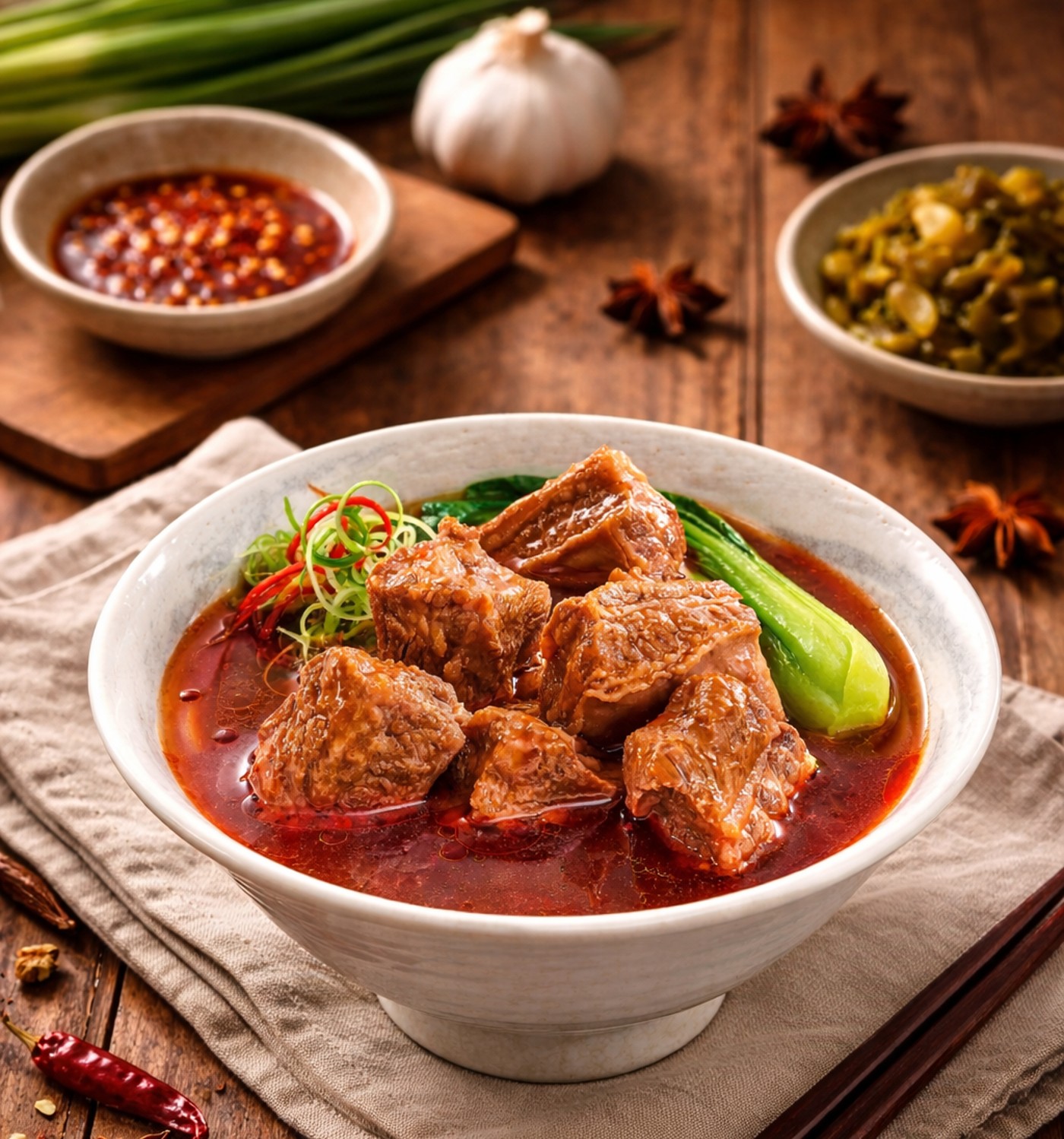 JNY FOOD BRAISED BEEF SUOP珍苑紅燒牛肉湯500公克X4包