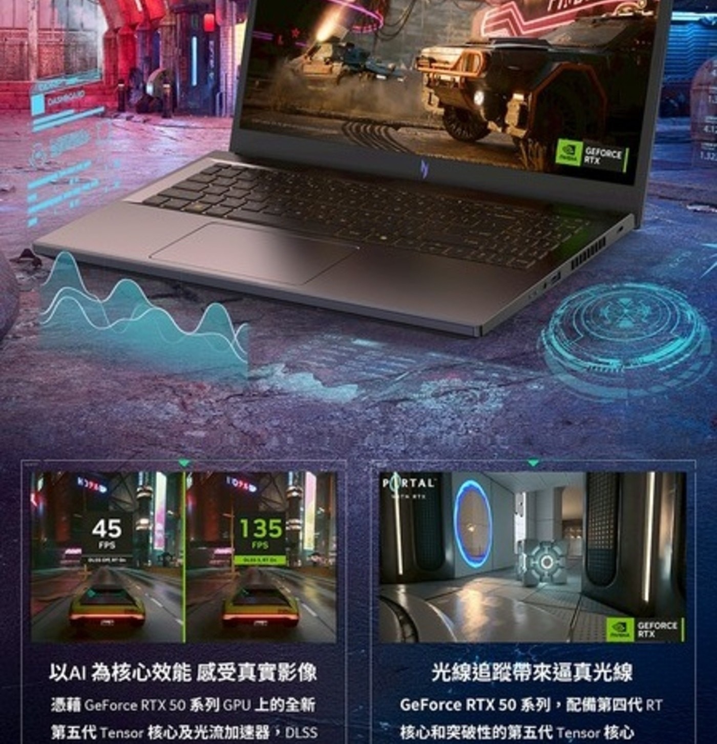 DASHIGARD 135 PORTAL 45 FPS GEFORCE RTX