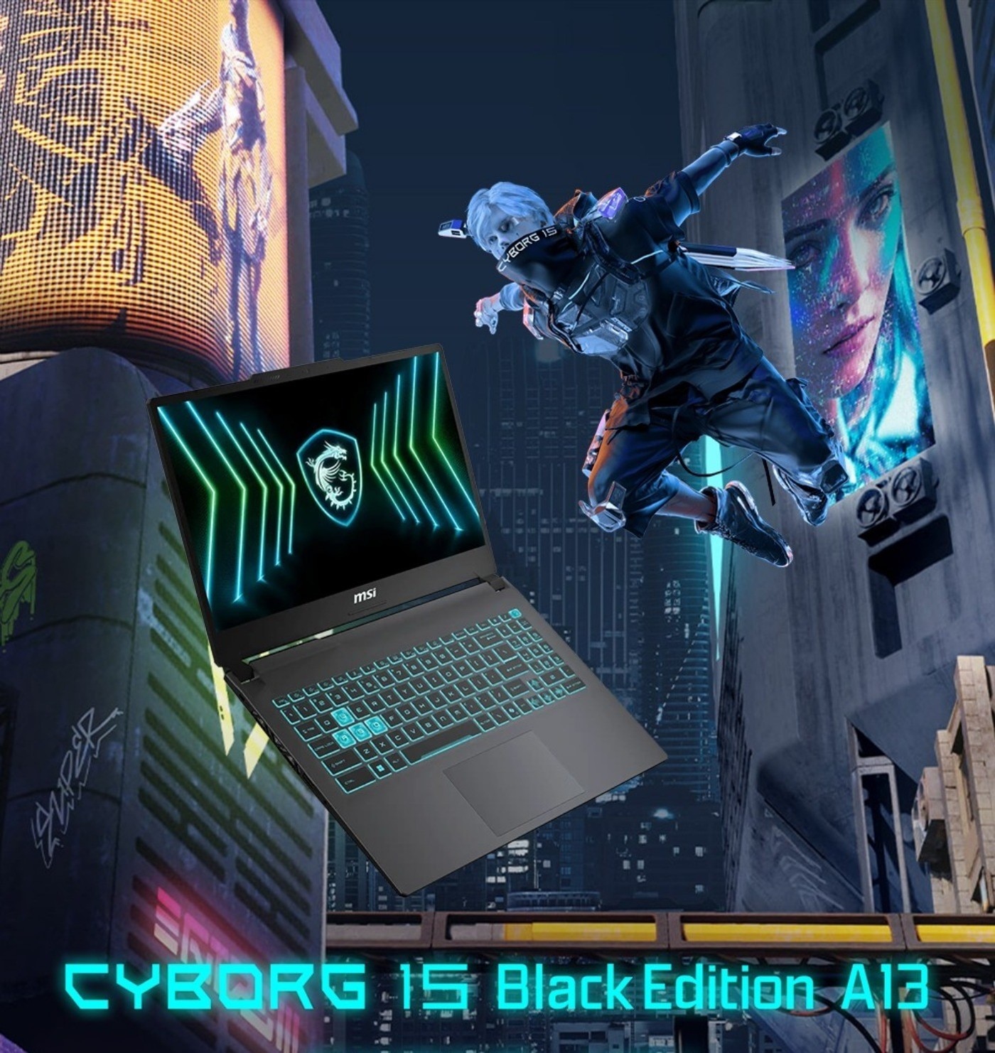 ALPER msi CYBORG 15 CYBOR Black Edition