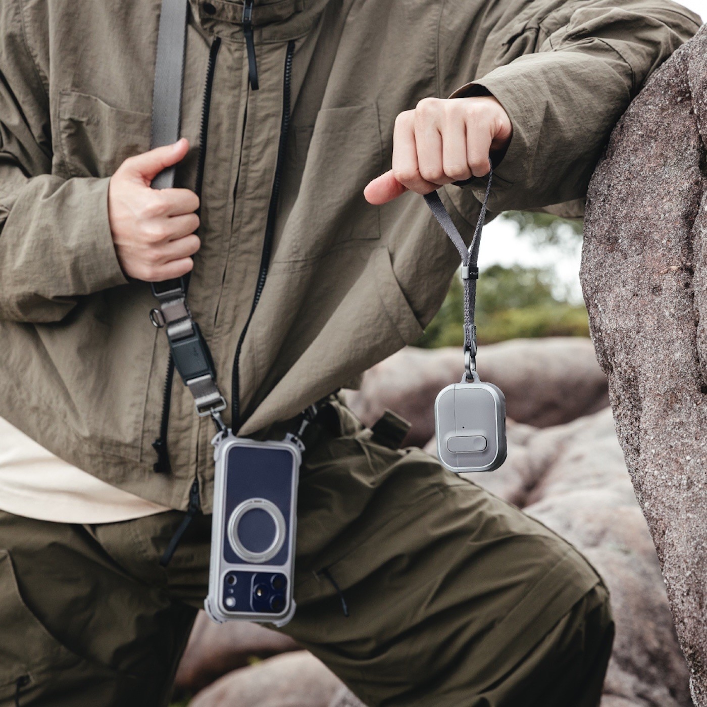 MAGEASY Odyssey with Wrist Strap 抗衝擊磁扣耳機殼 AirPods Pro 3