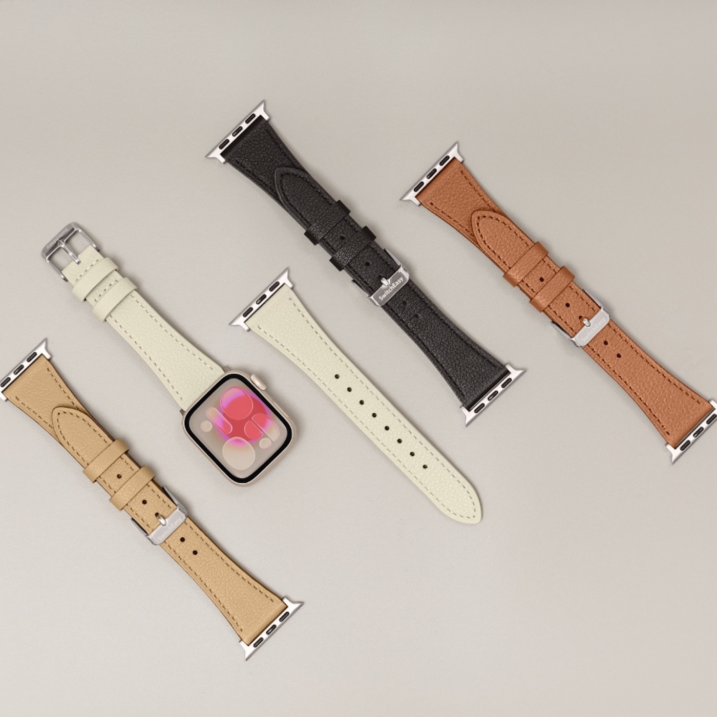 SwitchEasy Slim 真皮錶帶 40/41/42mm