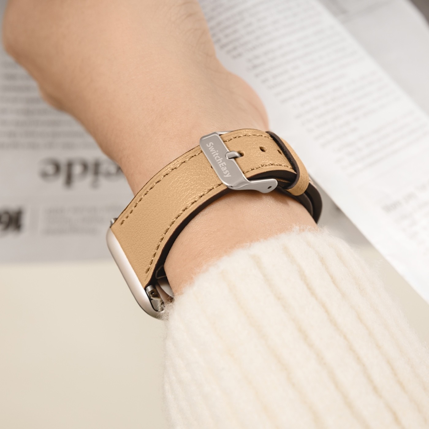 SwitchEasy Slim 真皮錶帶 40/41/42mm