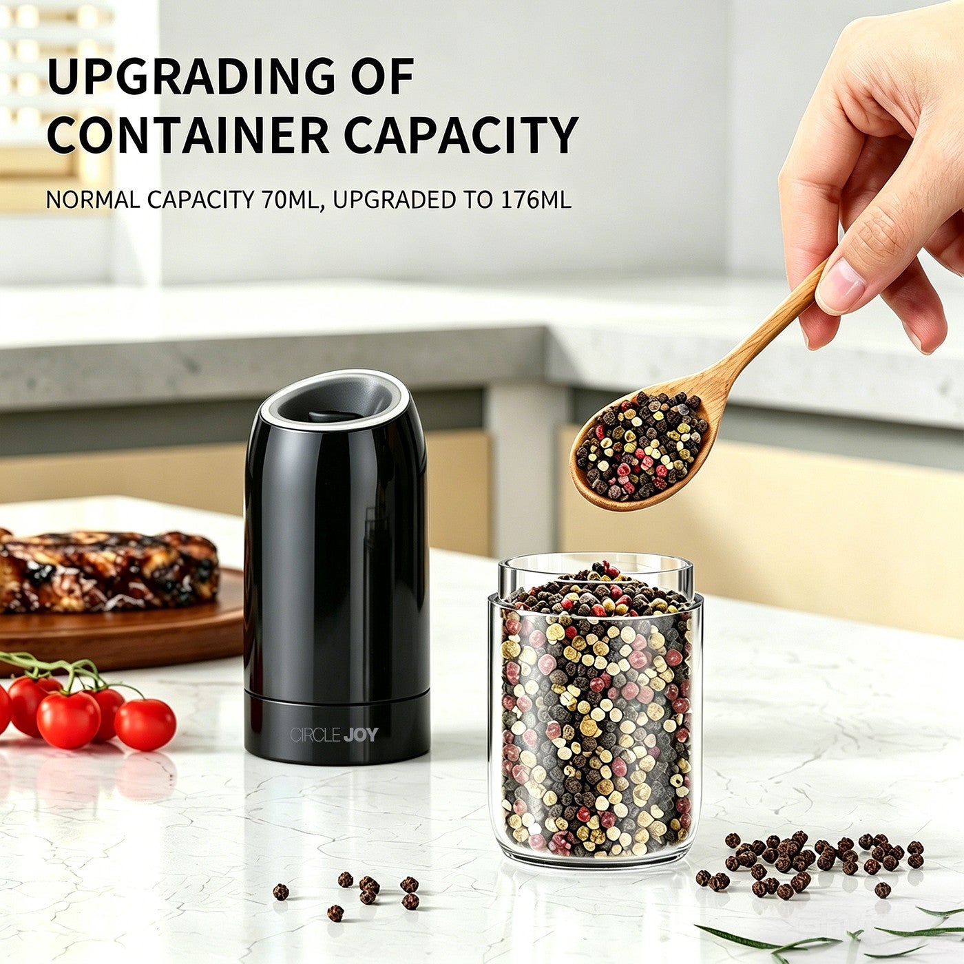 UPGRADING OF CONTAINER CAPACITY NORMAL UPGRADED TML CIRCLE JOY