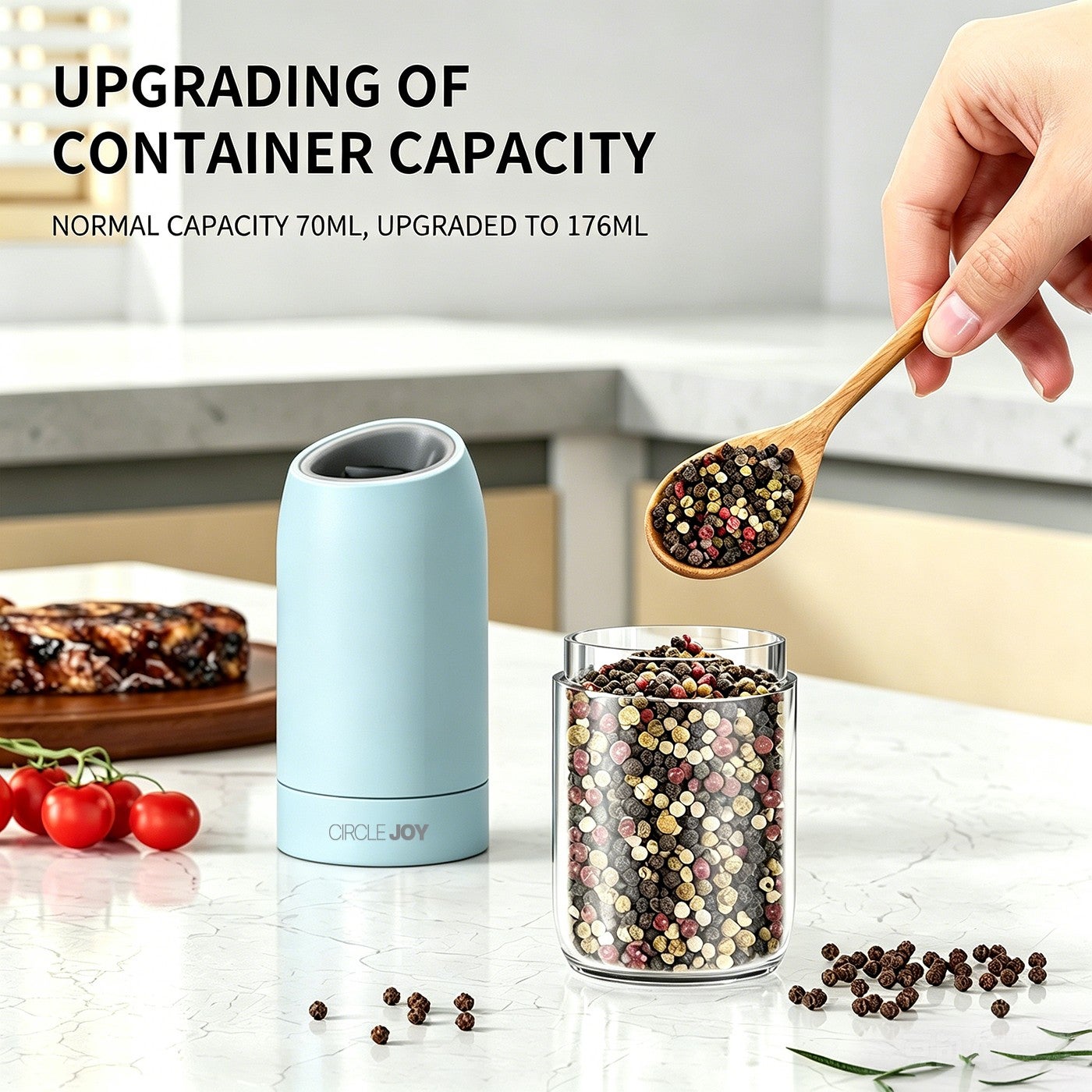 UPGRADING OF CONTAINER CAPACITY NORMAL UPGRADED TML CIRCLE JOY