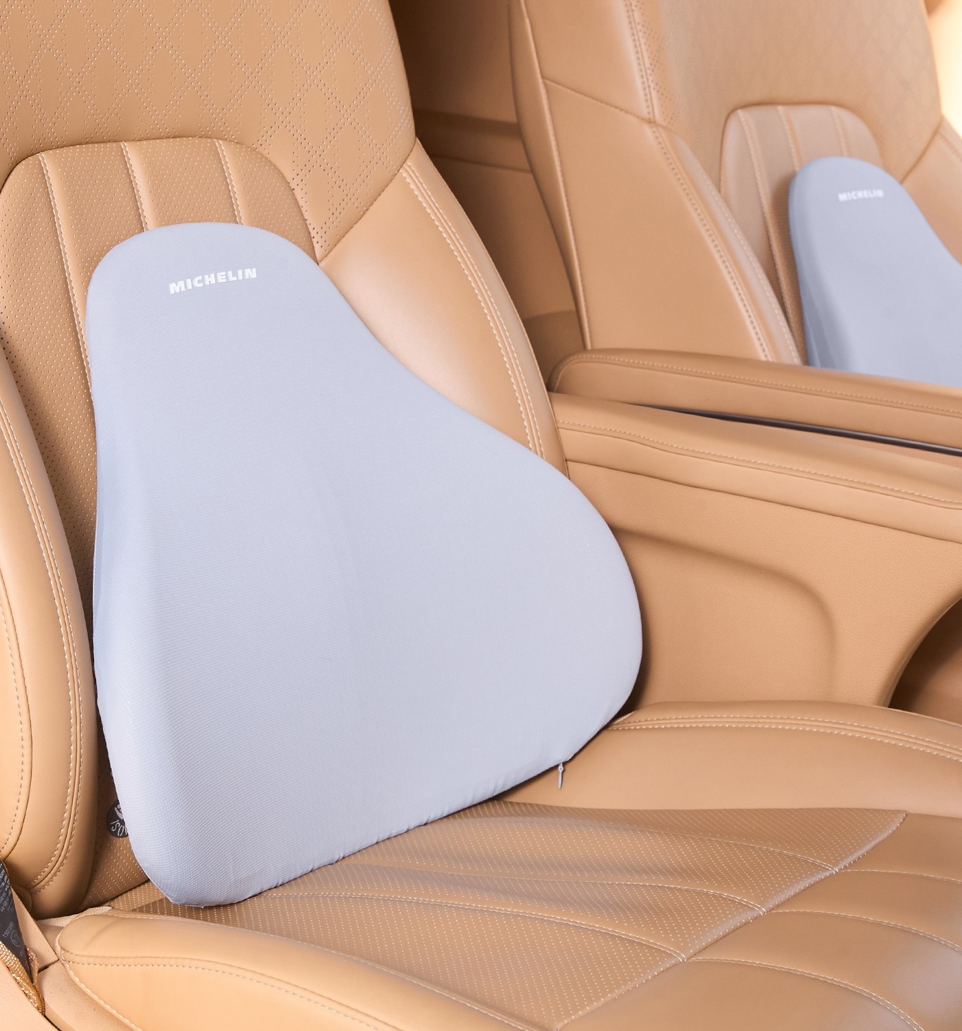 MICHELIN LUMBAR SUPPORT涼感凝膠腰靠2入組
