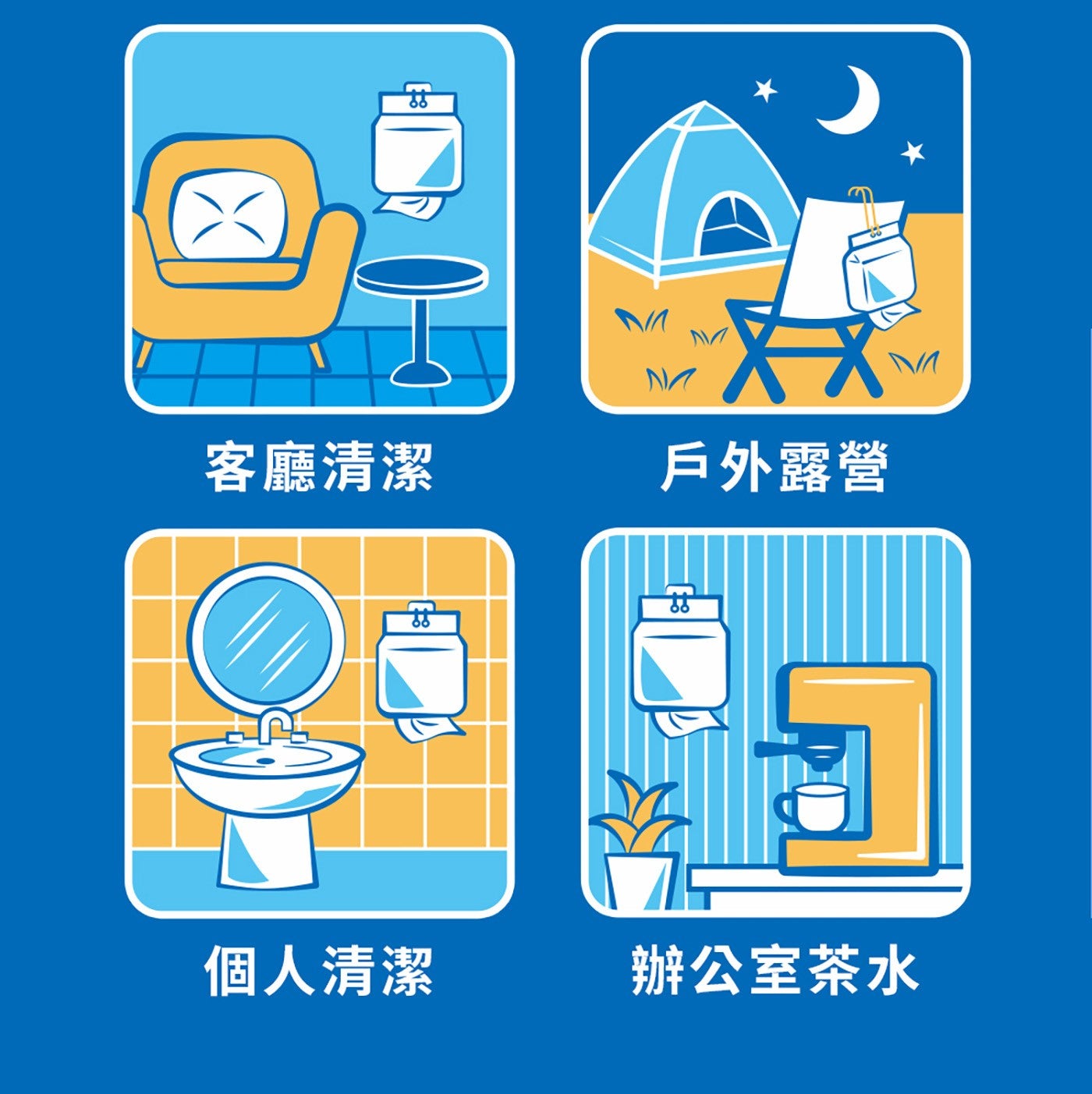 客廳清潔戶外露營個人清潔辦公室茶水