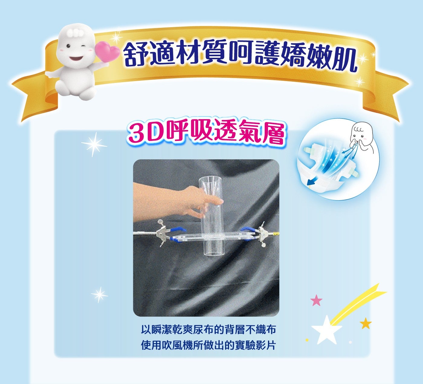 滿意寶寶 瞬潔乾爽 哆啦A夢紙尿褲 M號 228片
