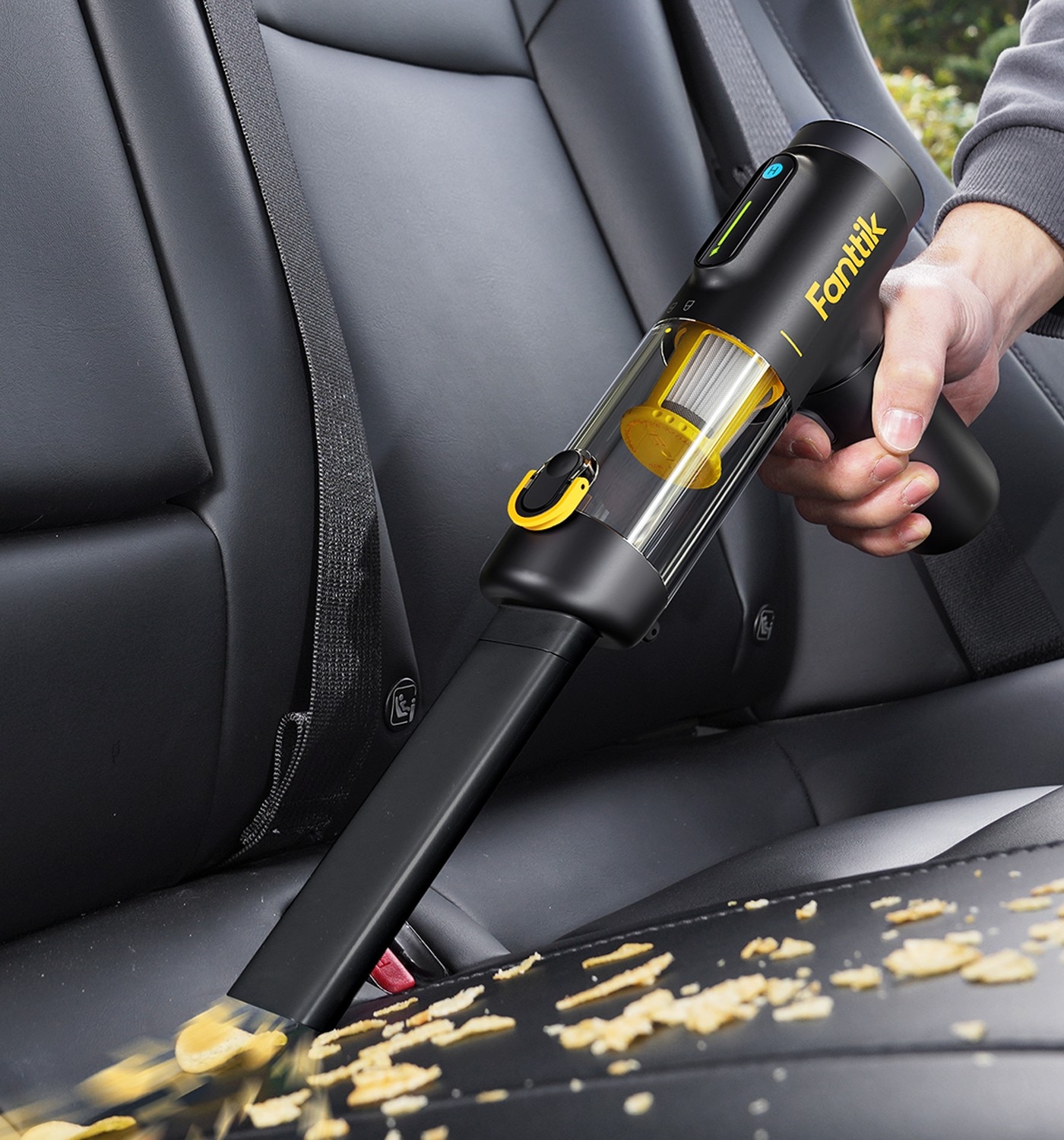 FANTTIK X200 CAR VACUUM無線4合1手持真空吸塵器鋰電池容量2,600MAH