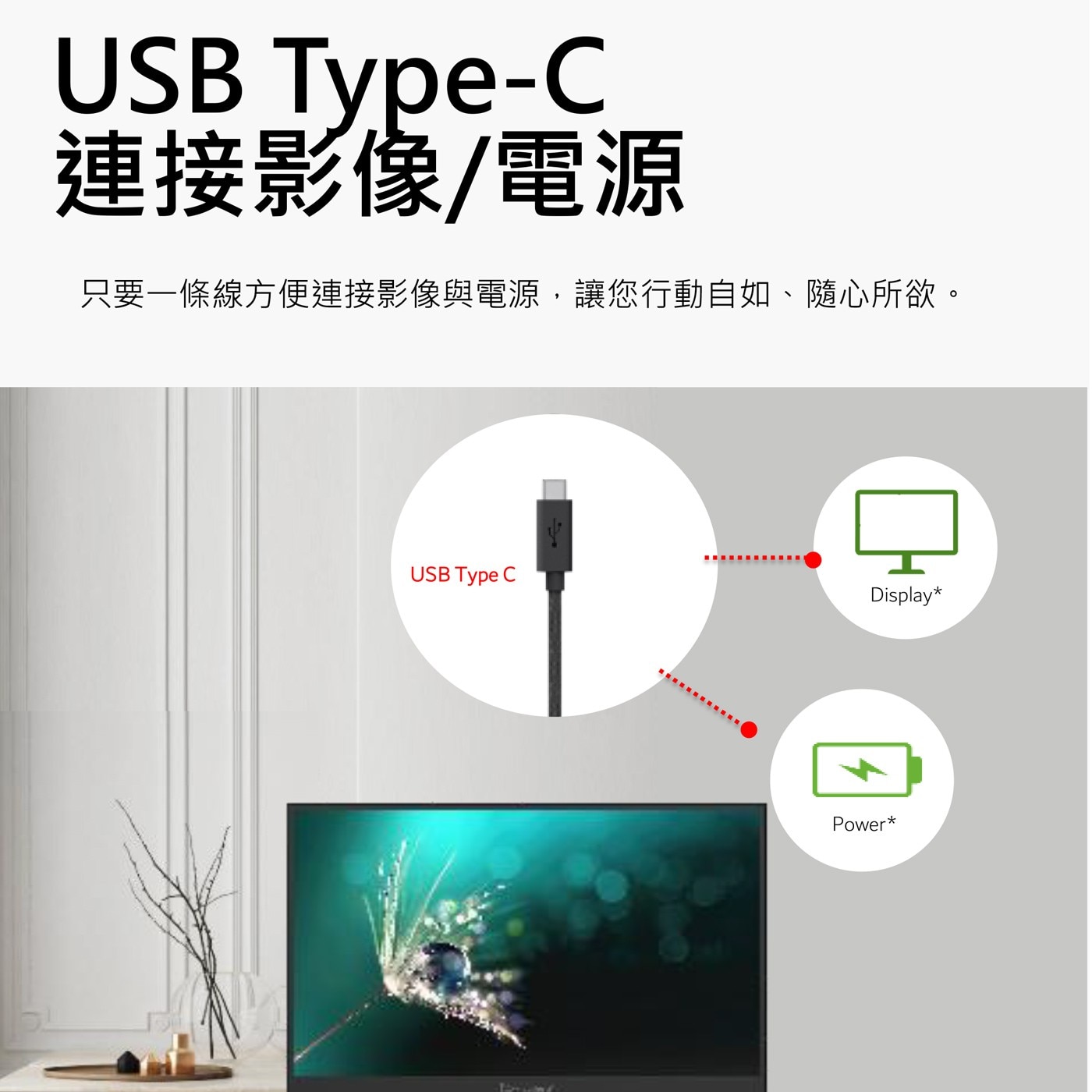 ACER 15.6 吋可攜帶式螢幕PM161Q J