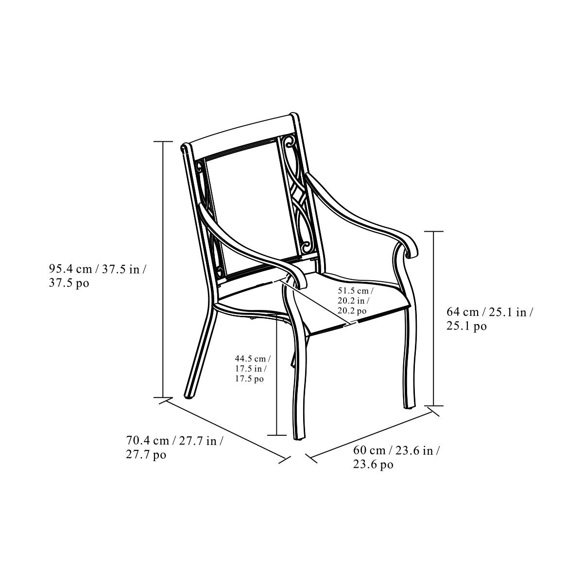 AGIO戶外鋁製桌椅
