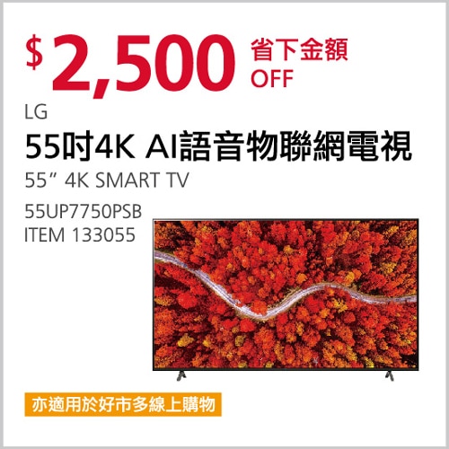 LG 55吋4K AI語音物聯網電視