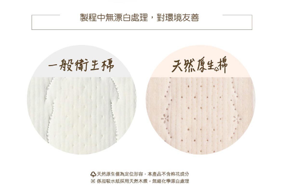 蘇菲極淨肌天然原生棉超薄型夜用29cm,量多使用,柔滑膚觸,無漂白素材,親膚少刺激.