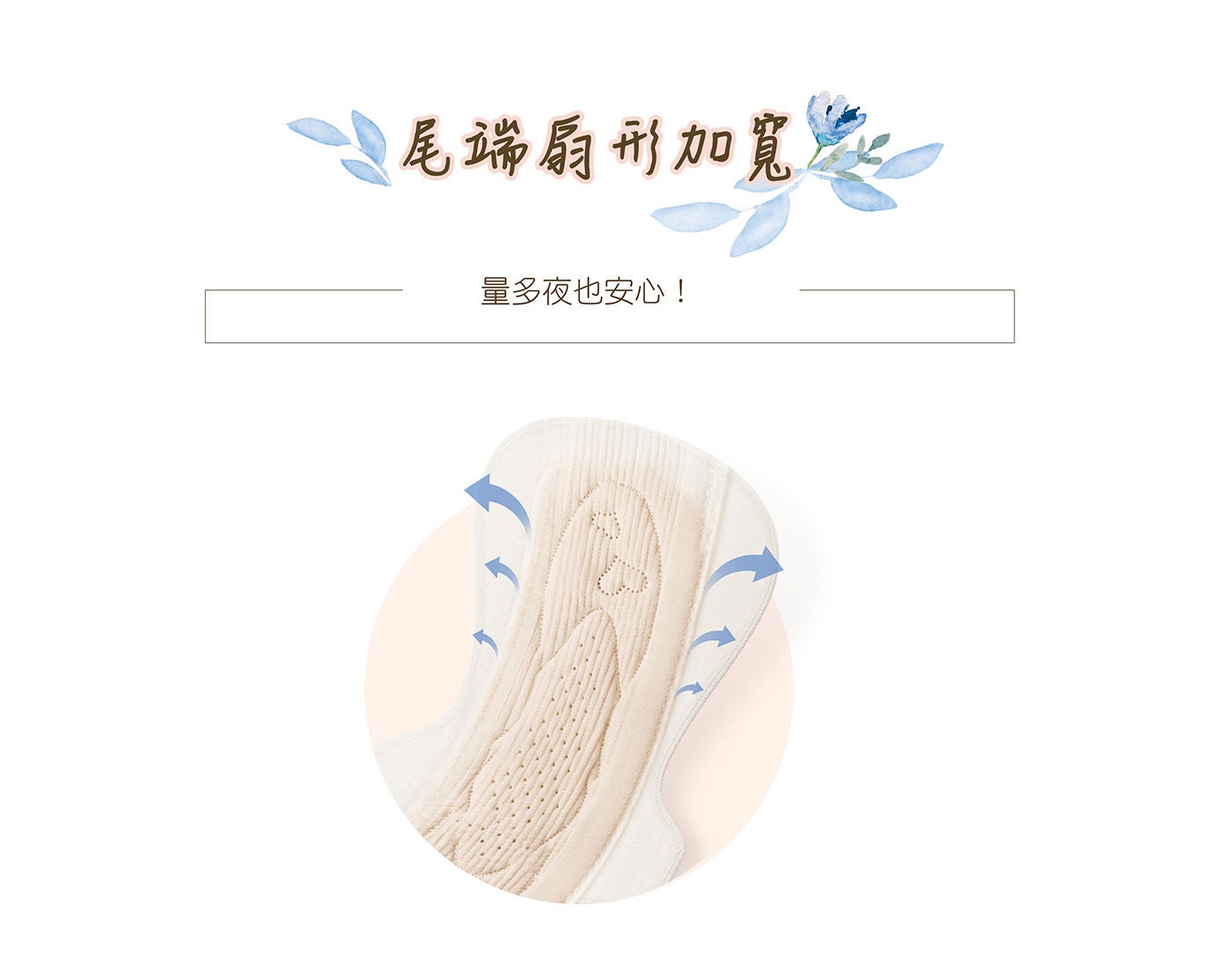 蘇菲 極淨肌天然原生棉超薄潔翼夜用天然原生僅為定位形容，本產品不含棉花成分