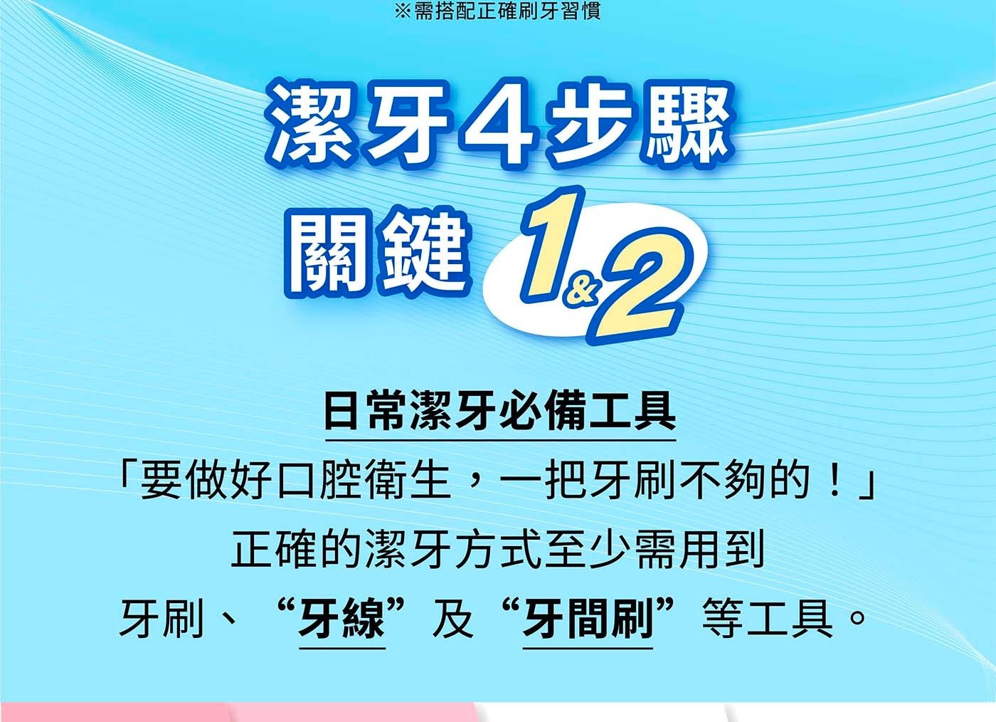3M 細滑牙線棒組合包 1080支獨特尾端設計,易深入牙齦縫,剔除較大菜渣