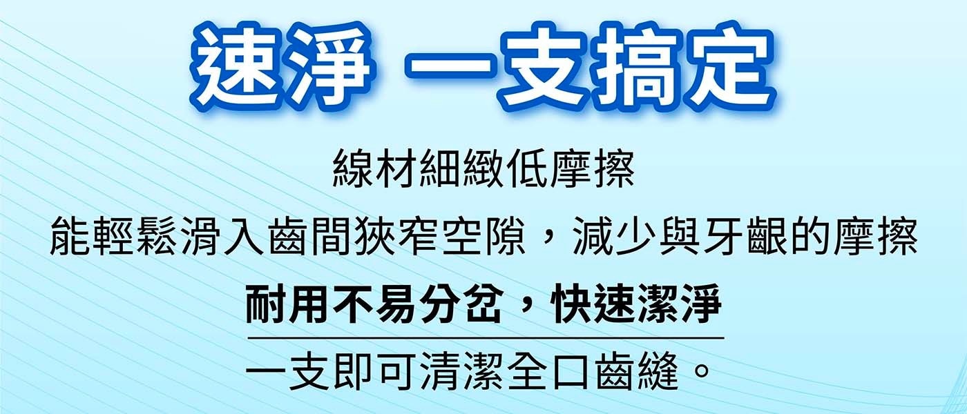 3M 細滑牙線棒組合包 1080支高彈力強韌線材,細滑不卡牙