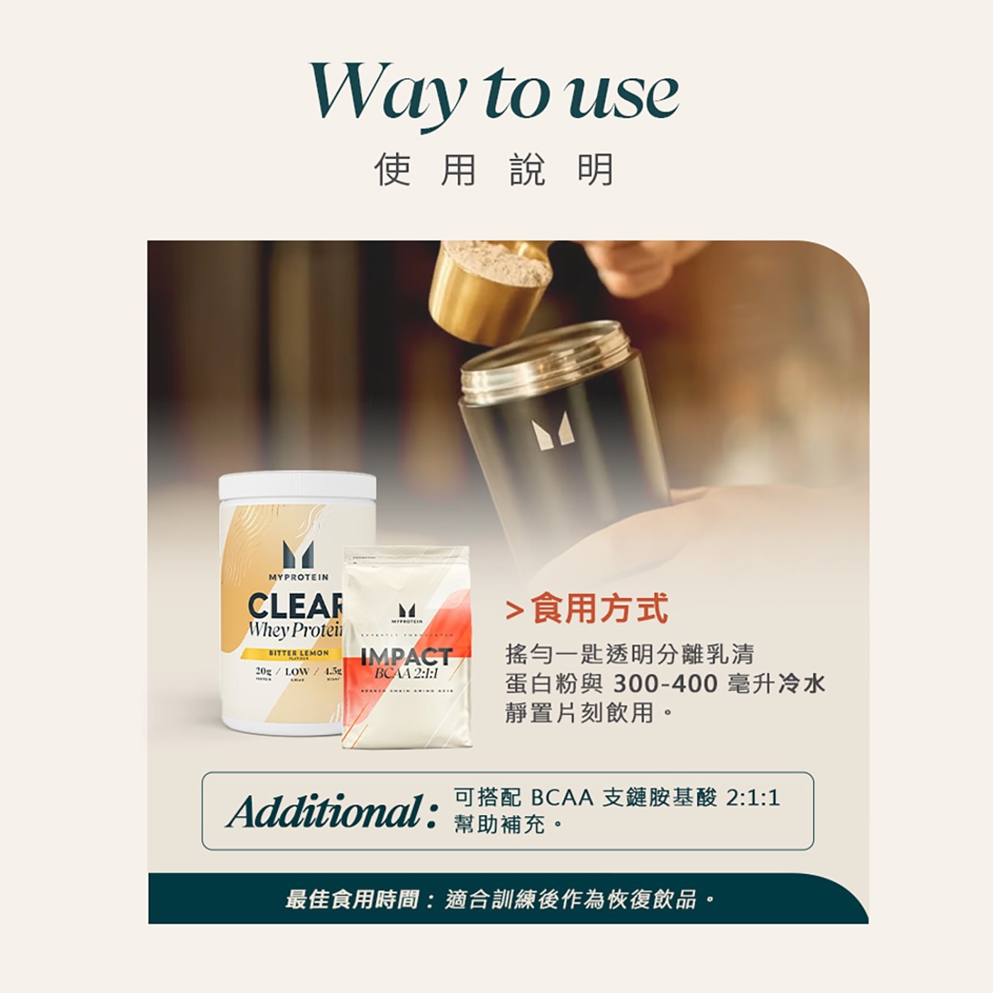 Myprotein 透明乳清蛋白粉 苦檸檬風味 885公克 含有 20 克蛋白質 清爽無負擔
