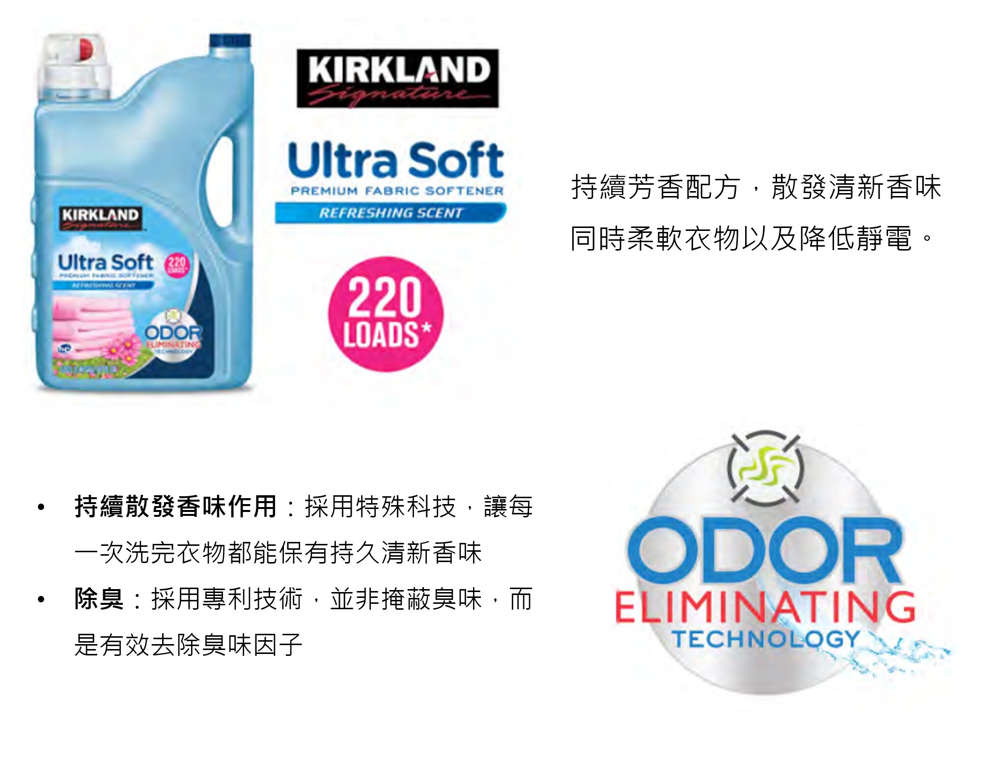 Kirkland Signature 科克蘭超濃縮衣物柔軟精5 53公升 Costco 好市多