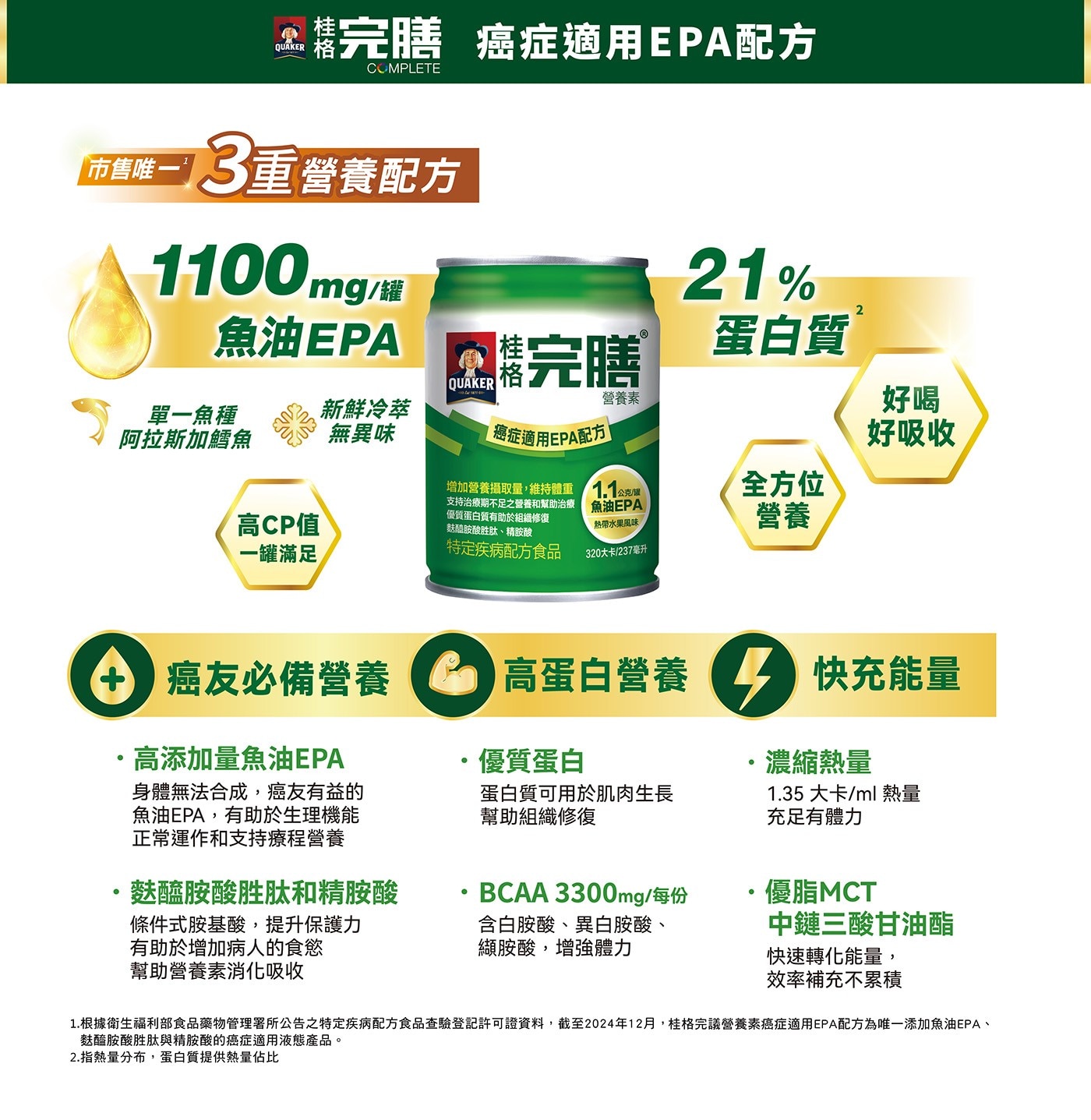 癌友必備營養高蛋白營養快充能量