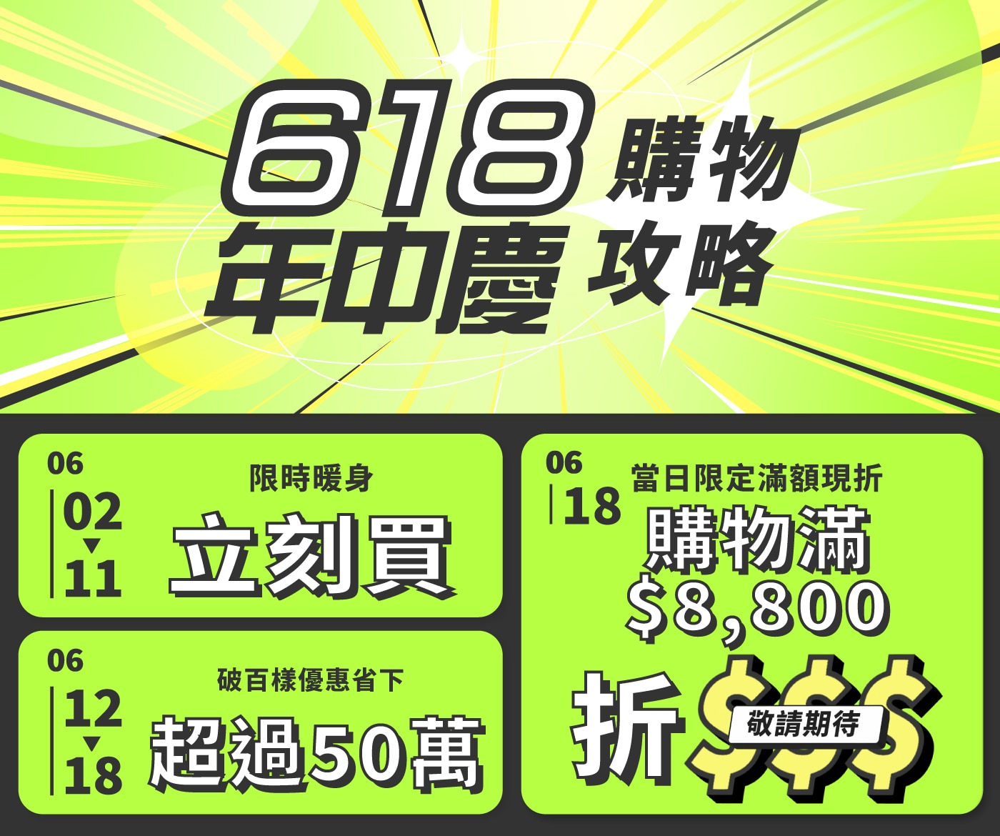 618年中慶購物攻略