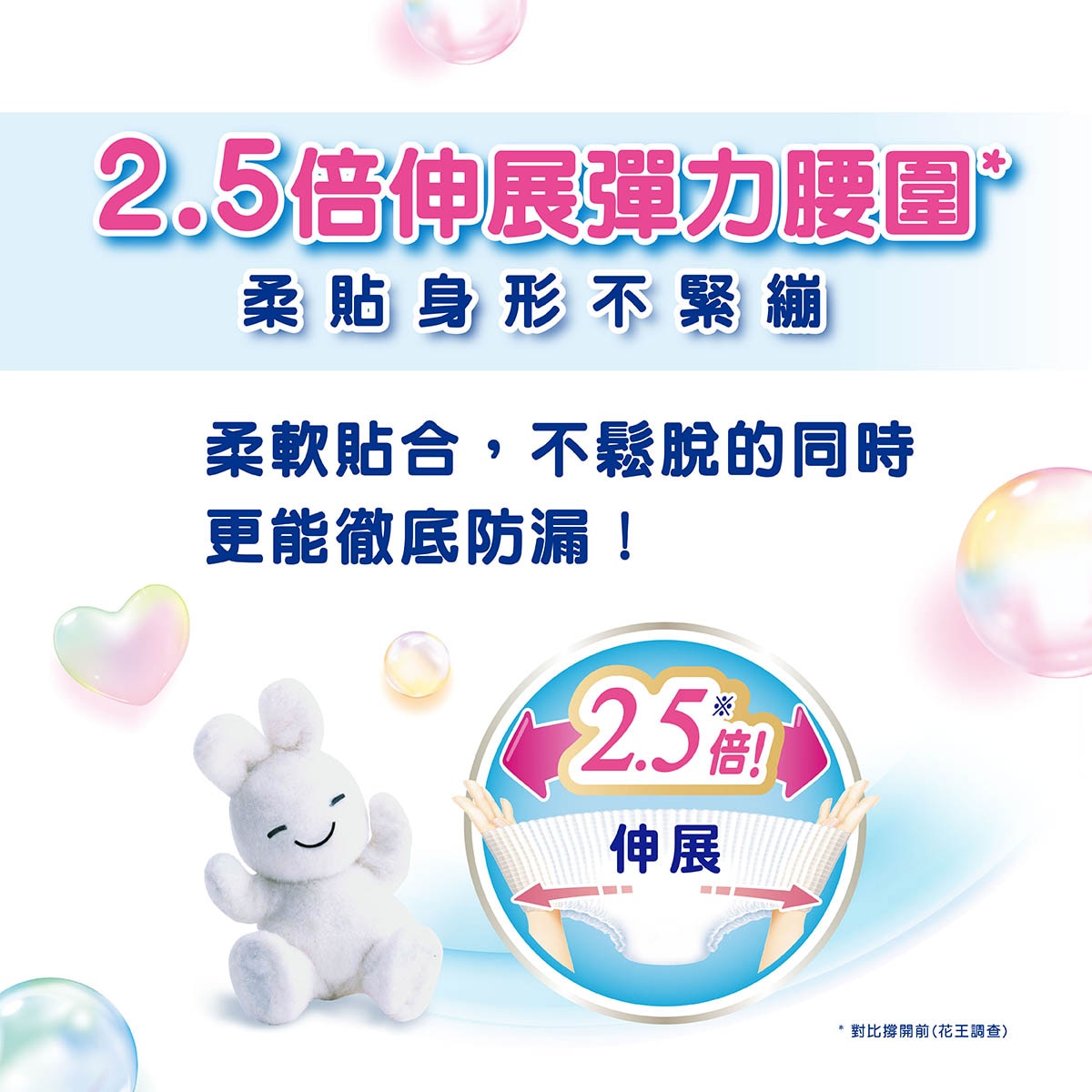 Merries 妙而舒柔軟貼合，不鬆脫的同時更能徹底防漏！