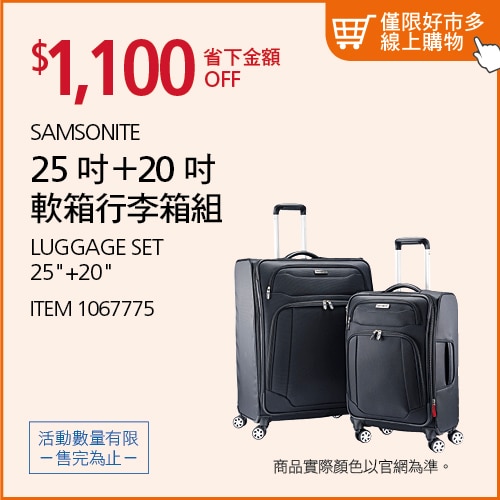 Samsonite 25"+20" å°¼é¾è¡æç®±çµ