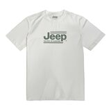 Jeep 男短袖上衣 白