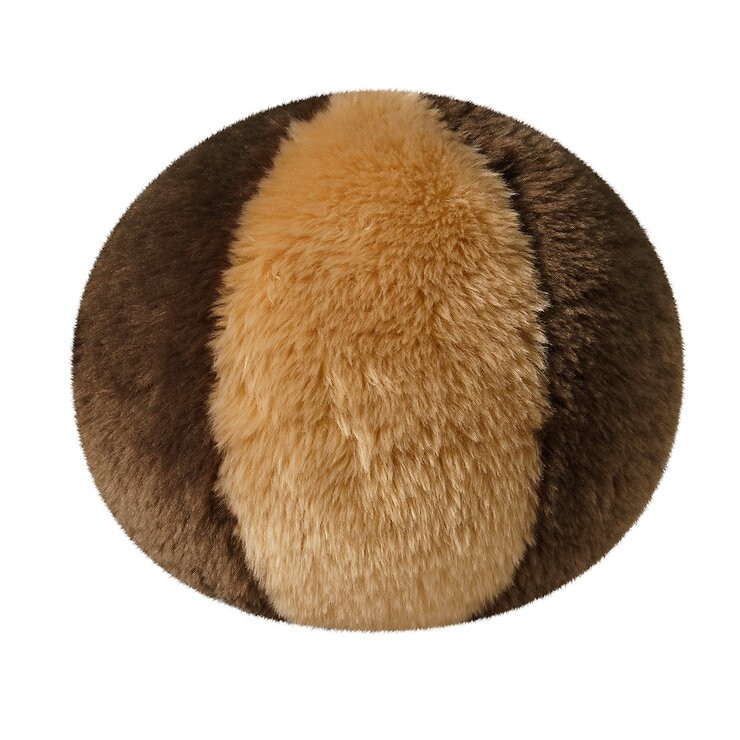 Mon Chateau 仿動物毛圓形抱枕 30公分 X 30公分 X 30公分