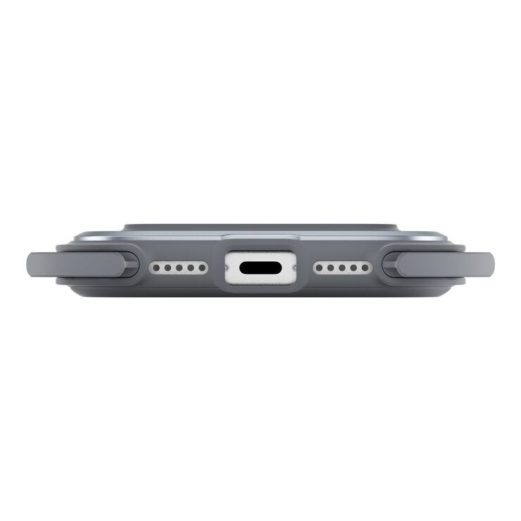 MAGEASY Odyssey Ultra M 終極防摔磁吸支架掛繩手機殼 iPhone 17 Pro(迷霧/岩石灰) + 鏡頭保護貼Lenz 鈦合金(午夜鈦) + Vetro 9H 鋼化玻璃保護膜