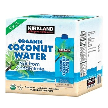 Kirkland Signature 科克蘭有機椰子水 1公升 X 9入 Kirkland Signature 科克蘭有機椰子水 1公升 X 9入